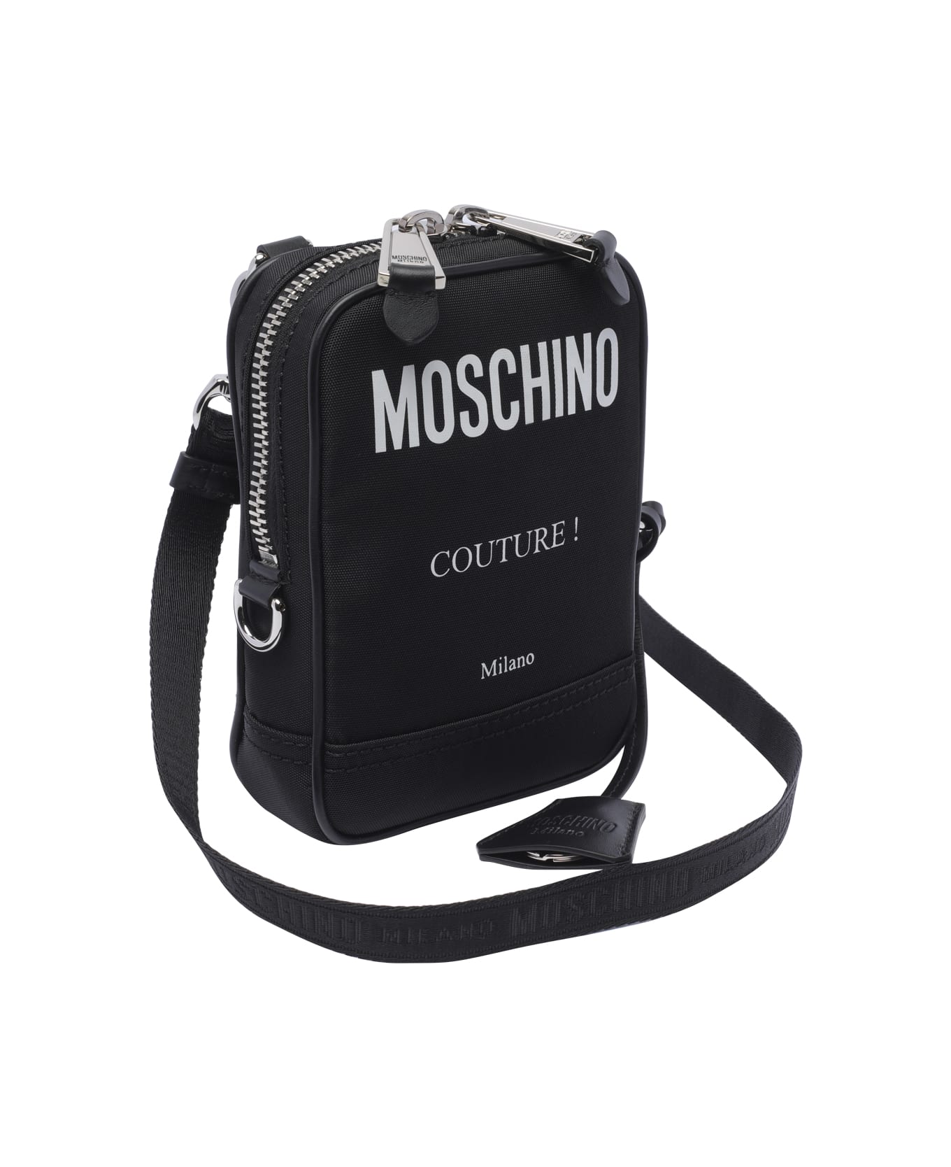 Moschino Couture Messenger Bag - Black