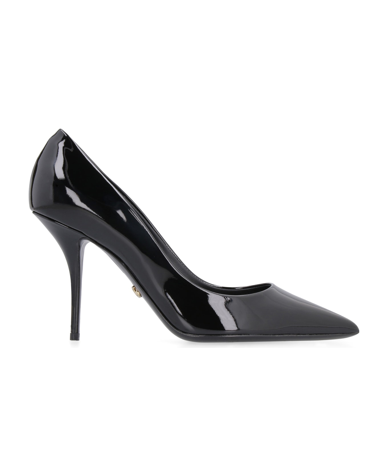 Dolce & Gabbana Patent Leather Pointy-toe Pumps - black ハイヒール