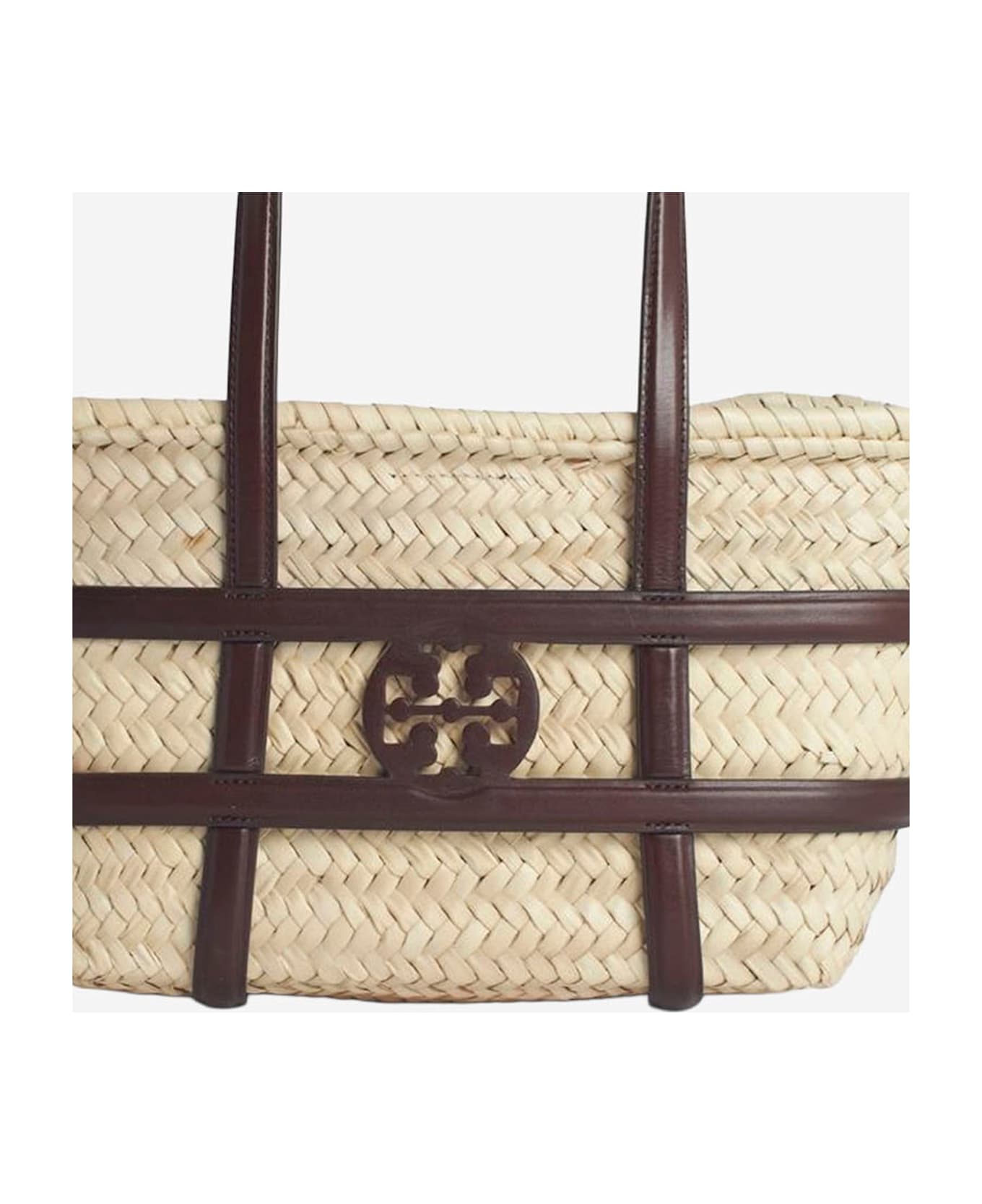 Tory Burch Ella Straw Shopping Bag - Brown
