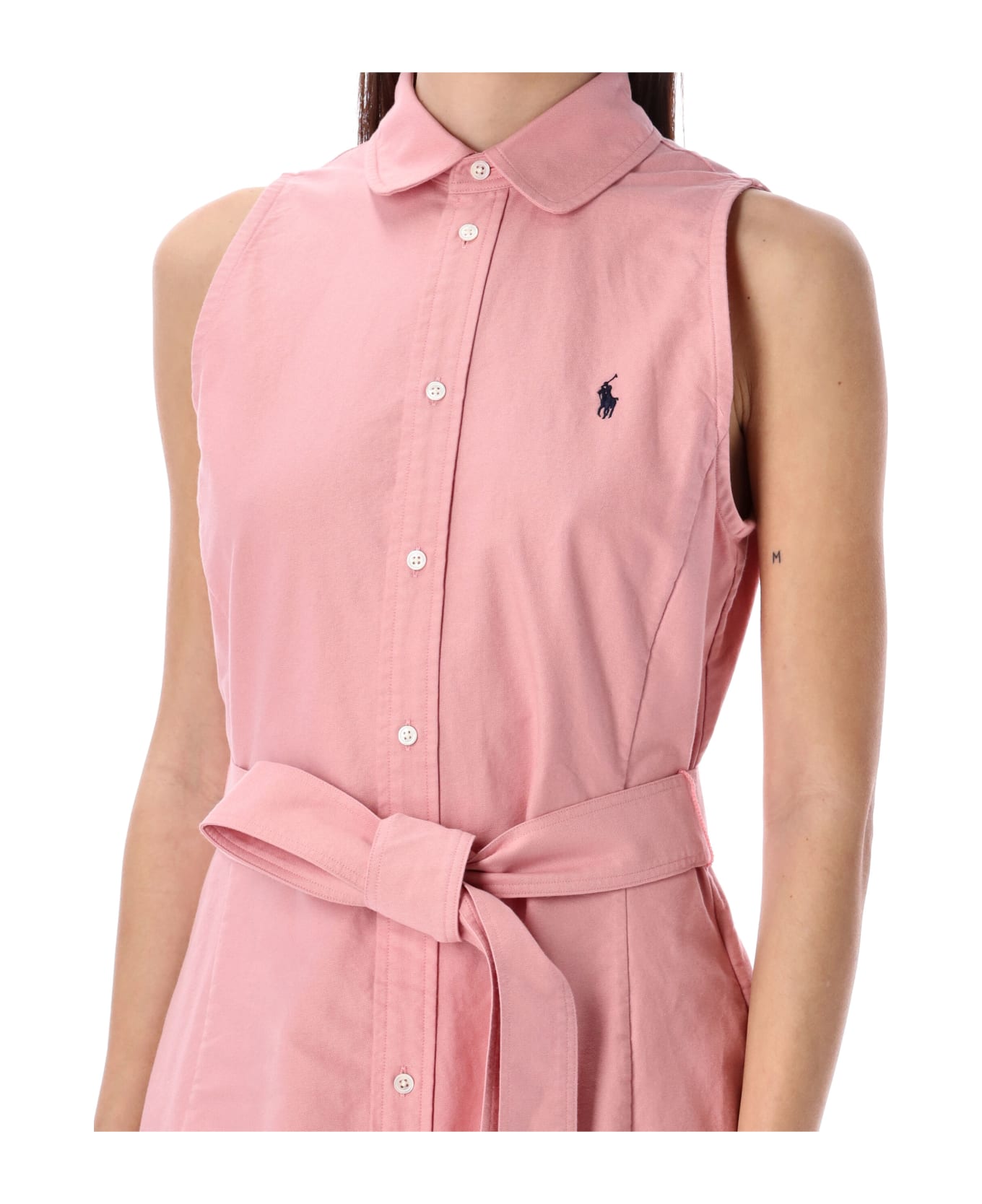 Polo Ralph Lauren Belted Sleeveless Shirtdress - ADIRONDACKROSE