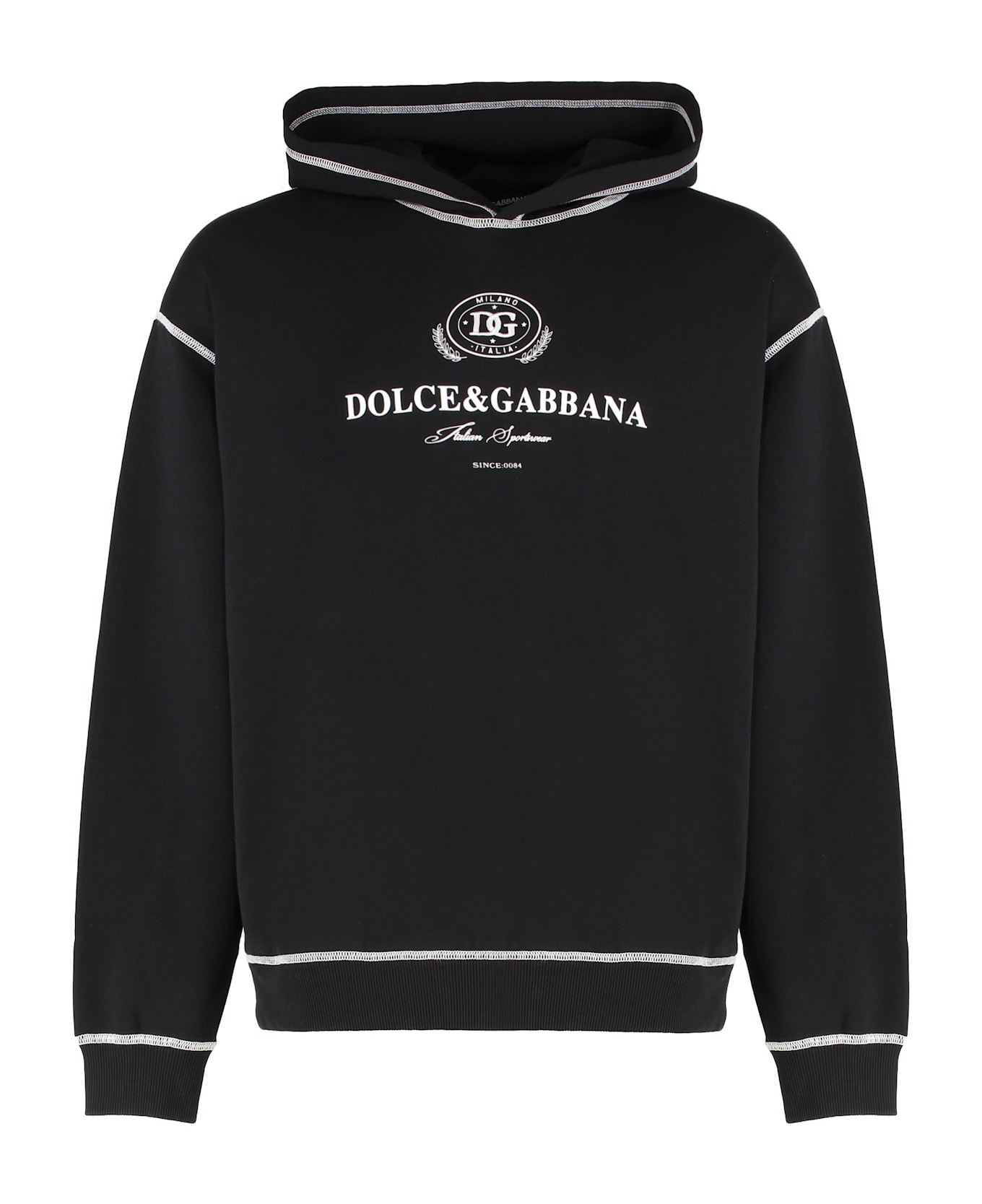 Dolce 
Gabbana Cotton Hoodie - black