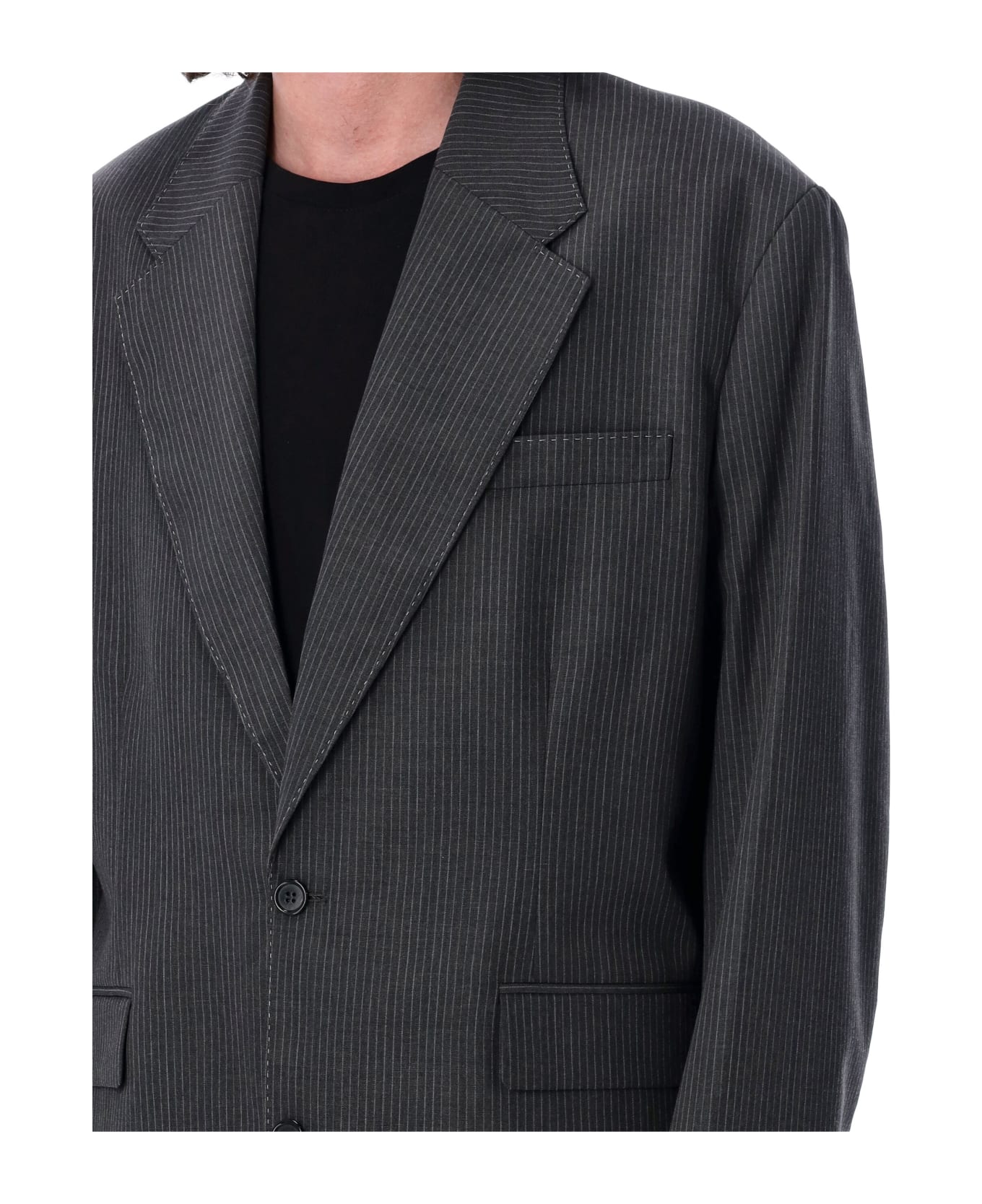 Acne Studios Over Monobreast Blazer - ANTHRACITE GREY