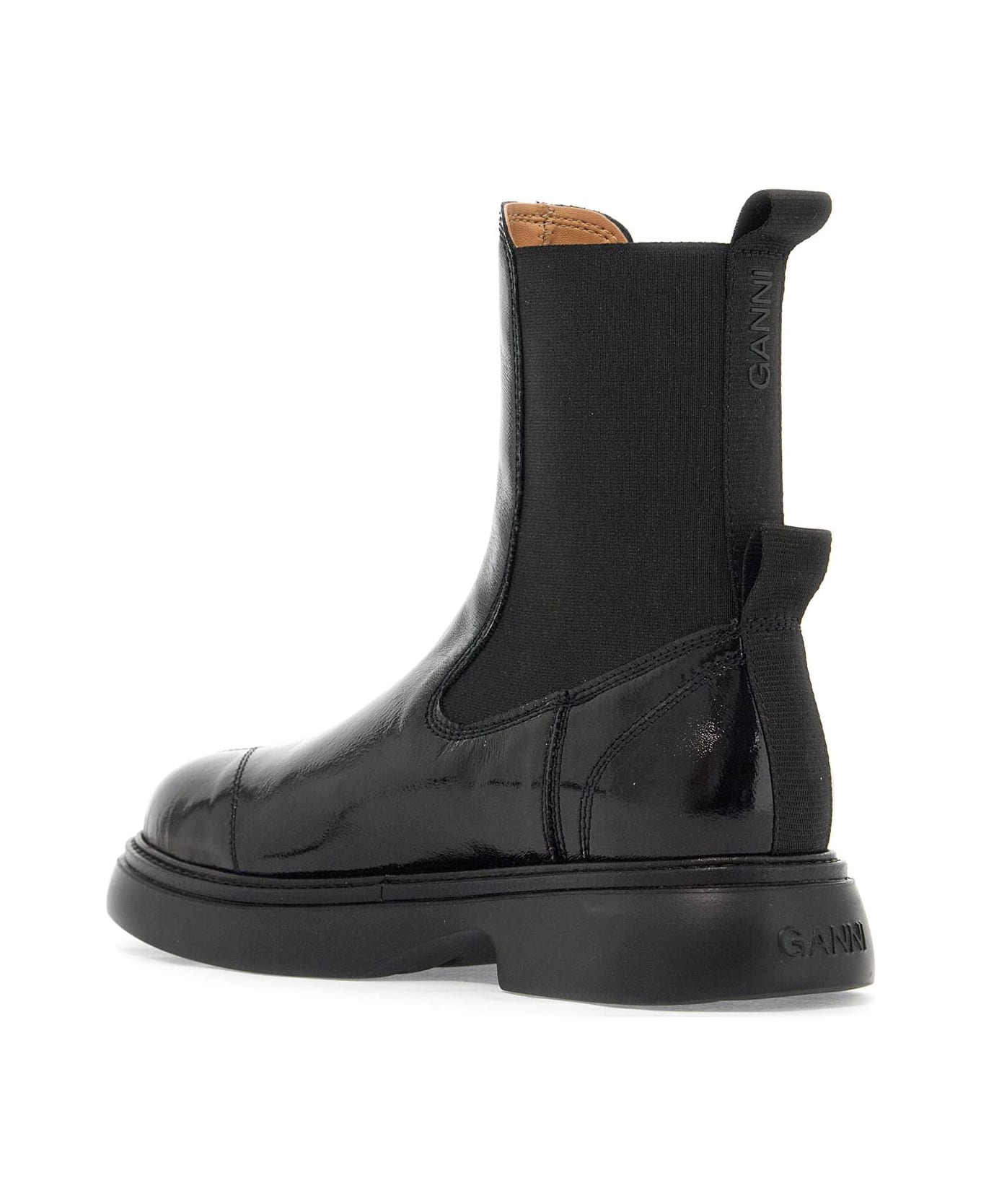 Ganni Chelsea Ankle Boots - Nero