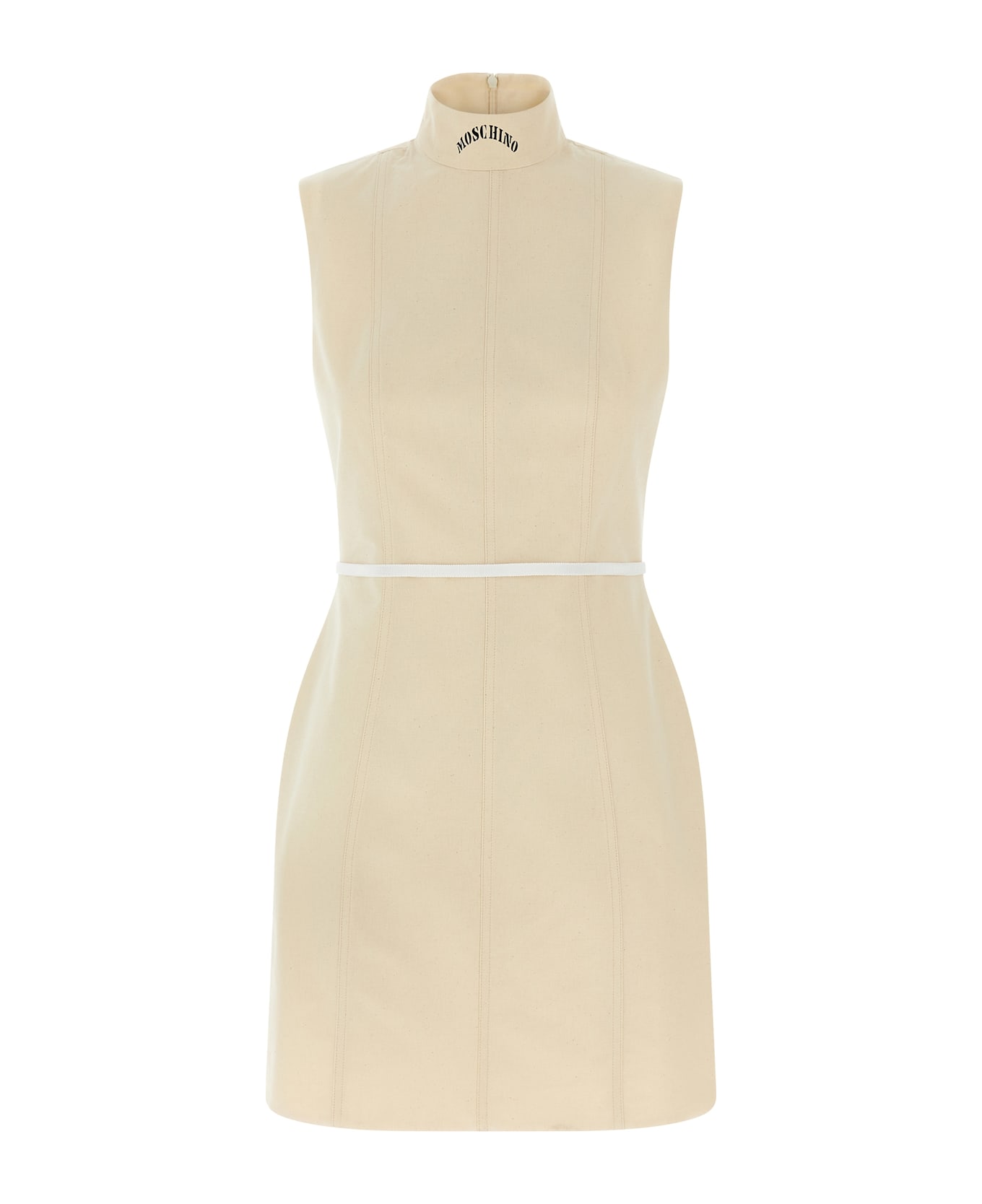 Moschino Rough Canvas Dress - Beige