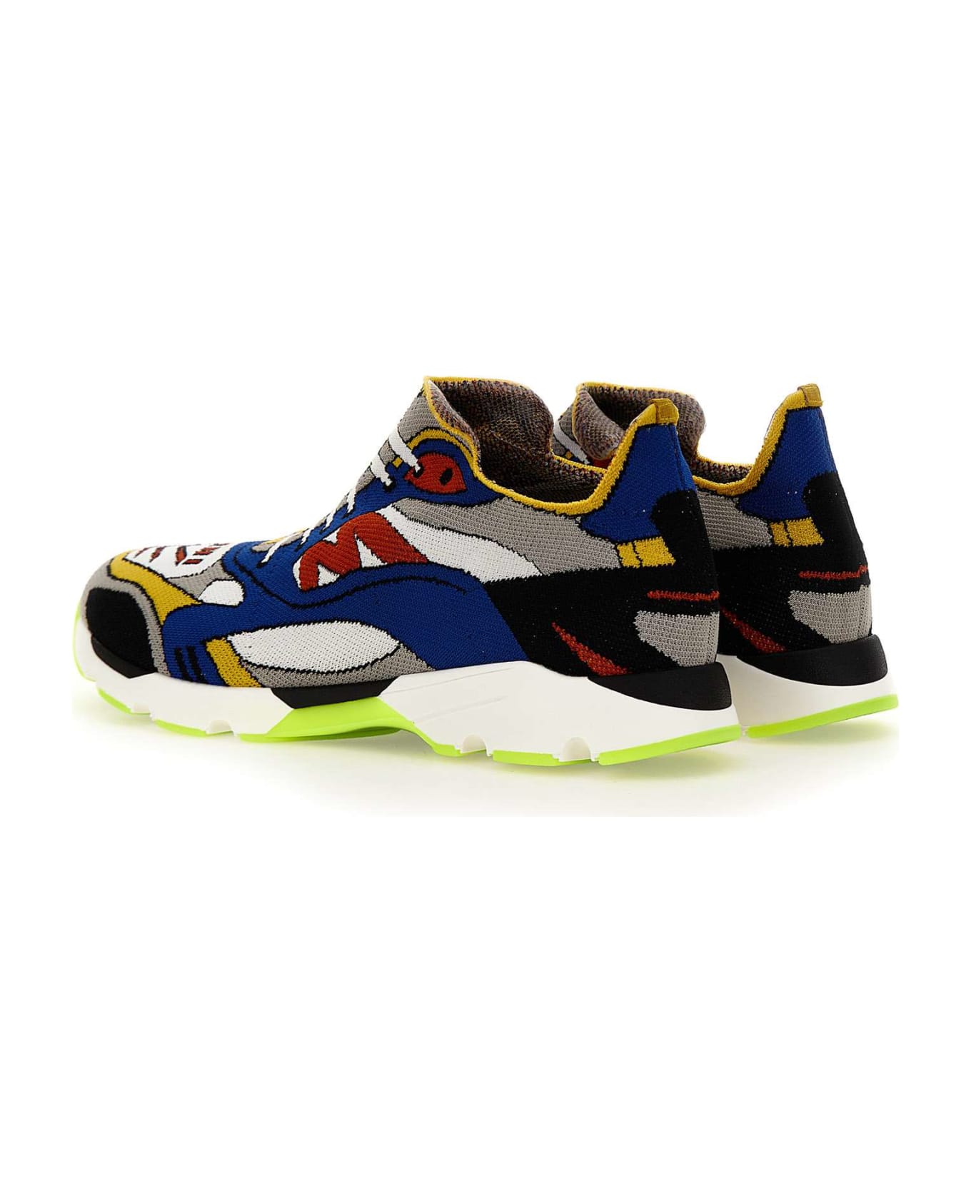 Marni 'snzu014701' Fabric Sneakers - Multicolor