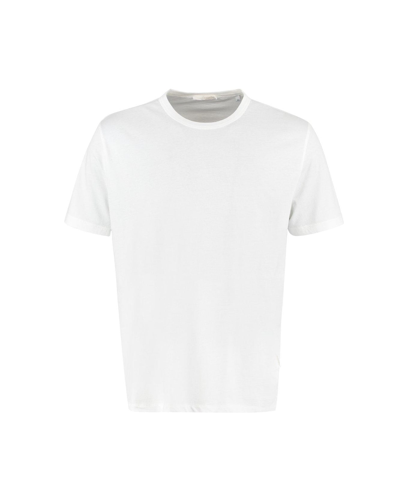 Our Legacy New Box Crewneck Jersey T-shirt - White Clean Jersey
