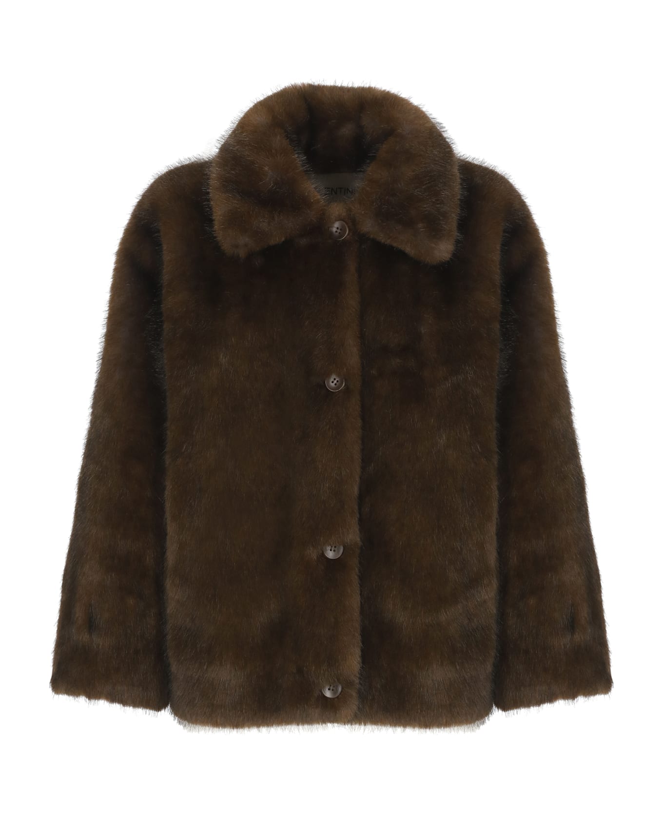 Valentini 1972 Synthetic Fur Coat - Brown