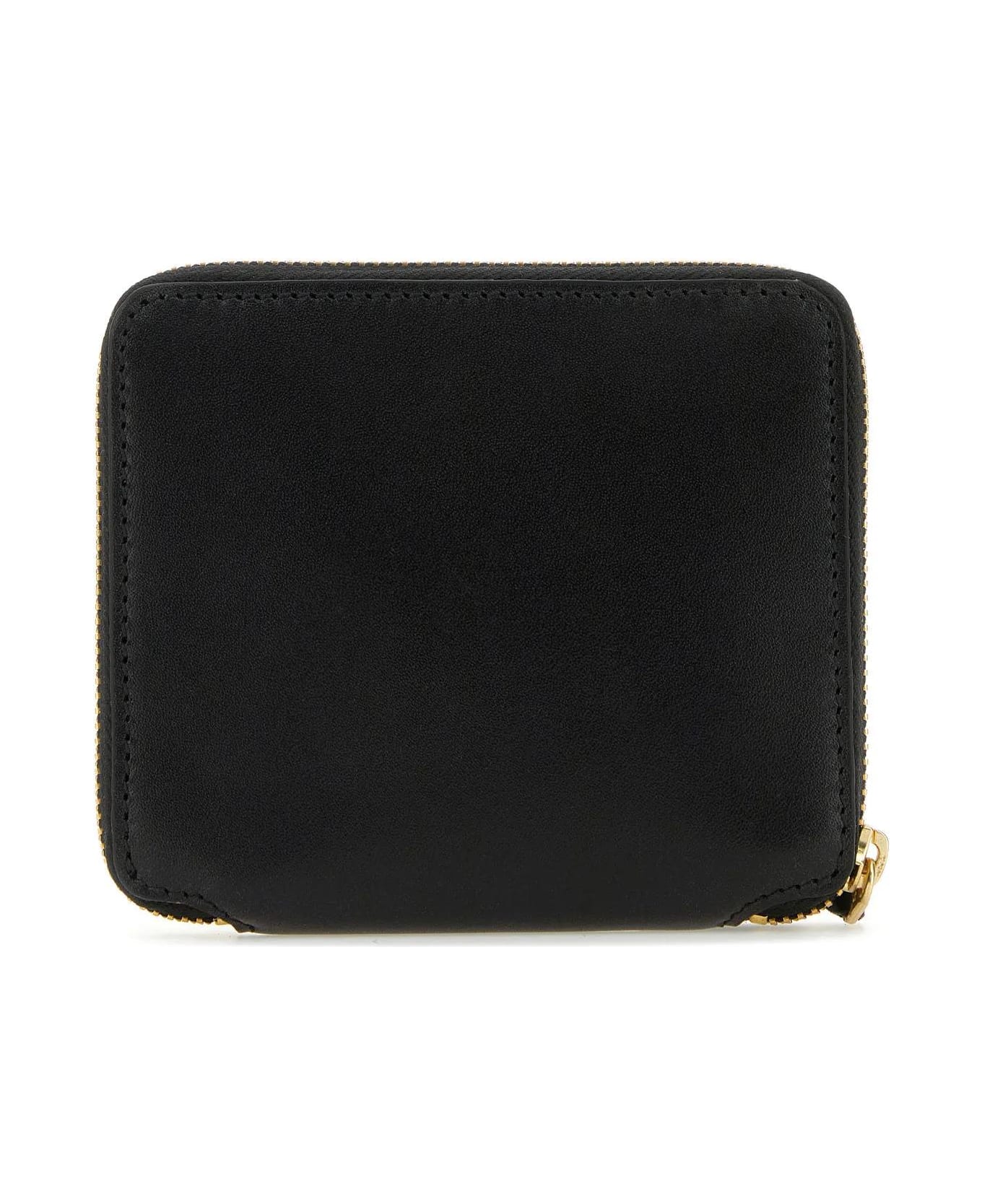 Comme des Garçons Wallet Black Leather Wallet - BLACK