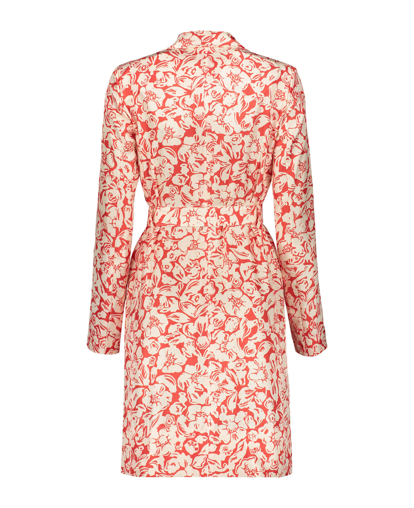 Lanvin Silk Mini Dress - red