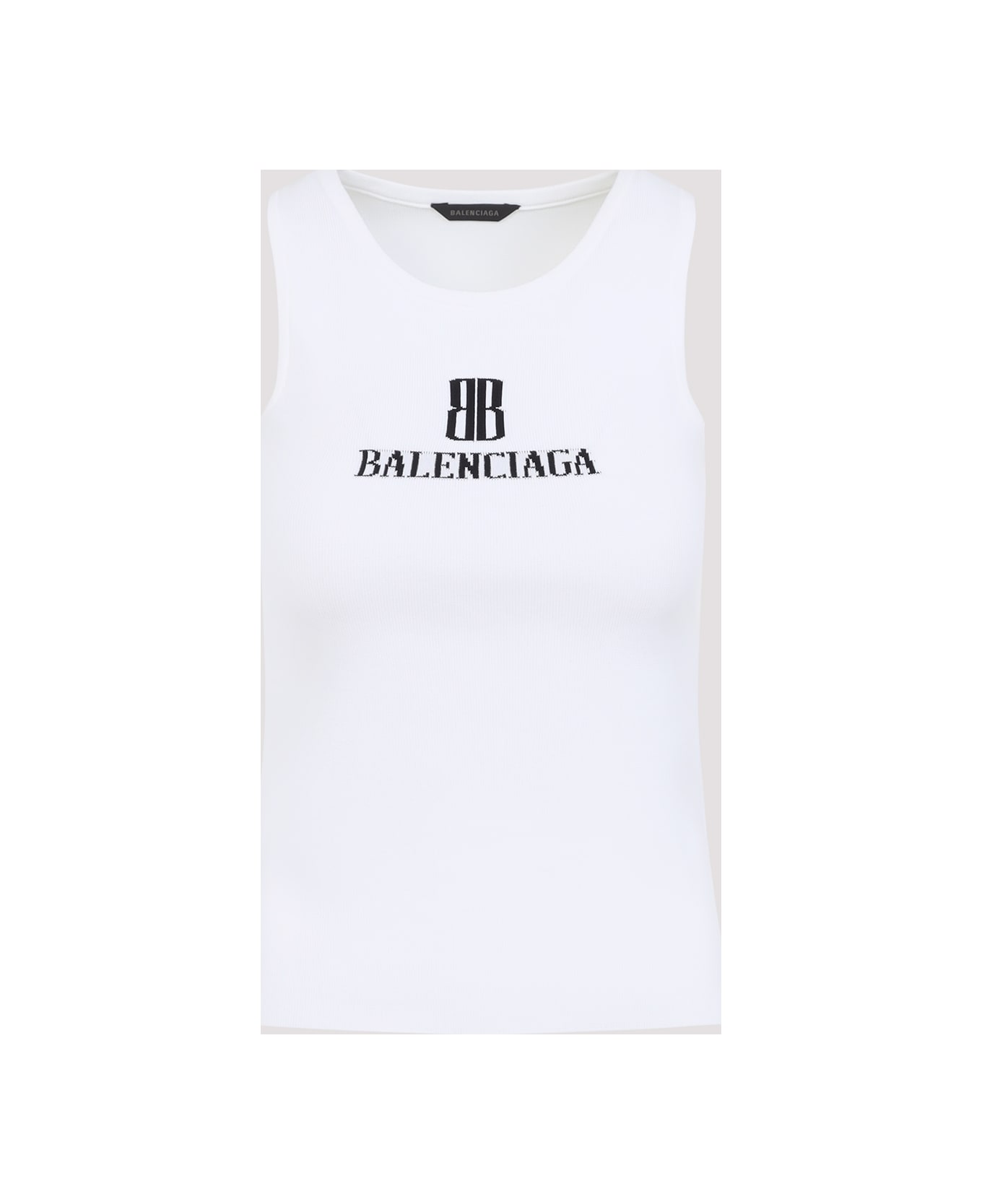 Balenciaga Tank Top - White Black