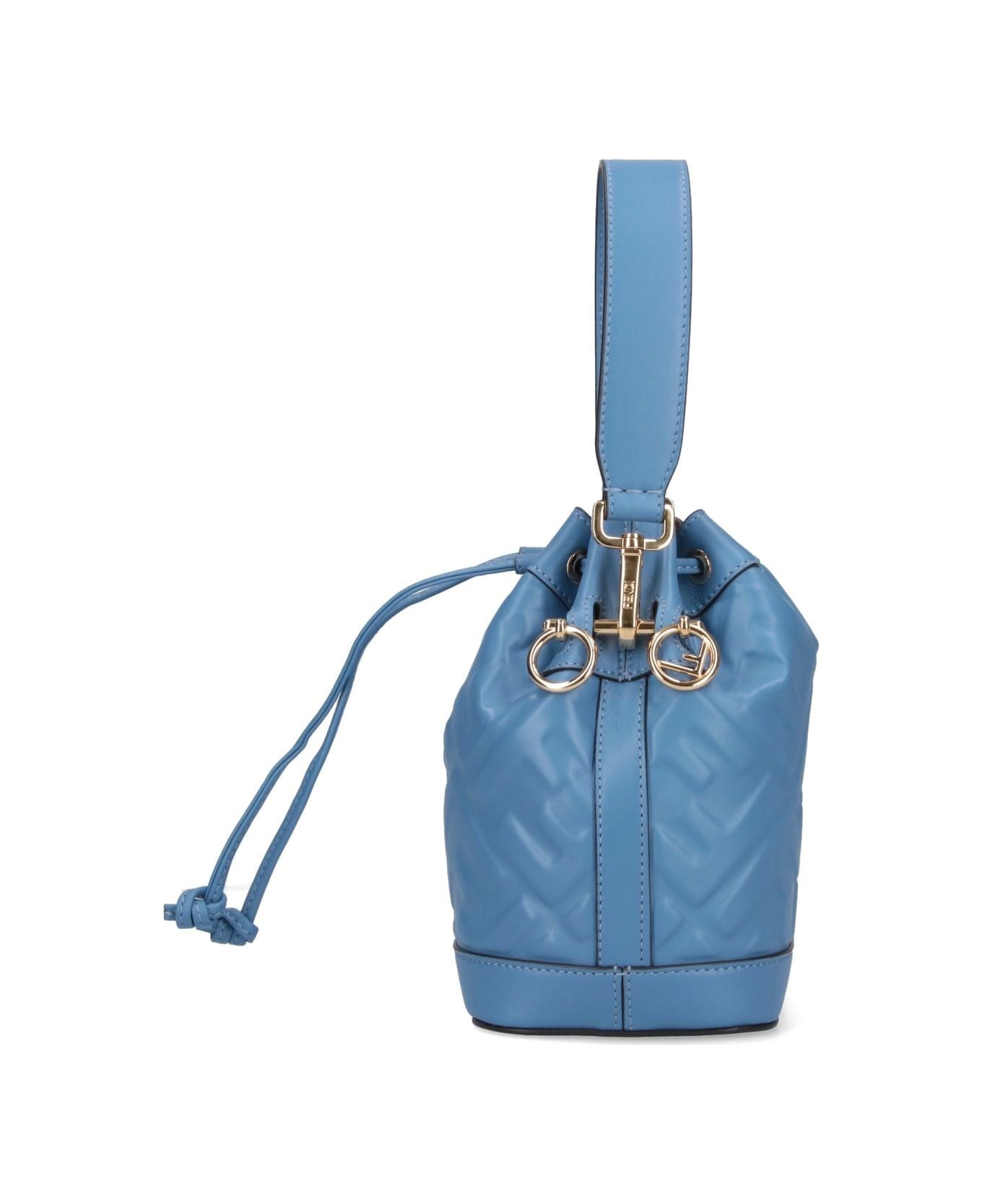 Fendi 'mon Tresor' Mini Bucket Bag - Golden