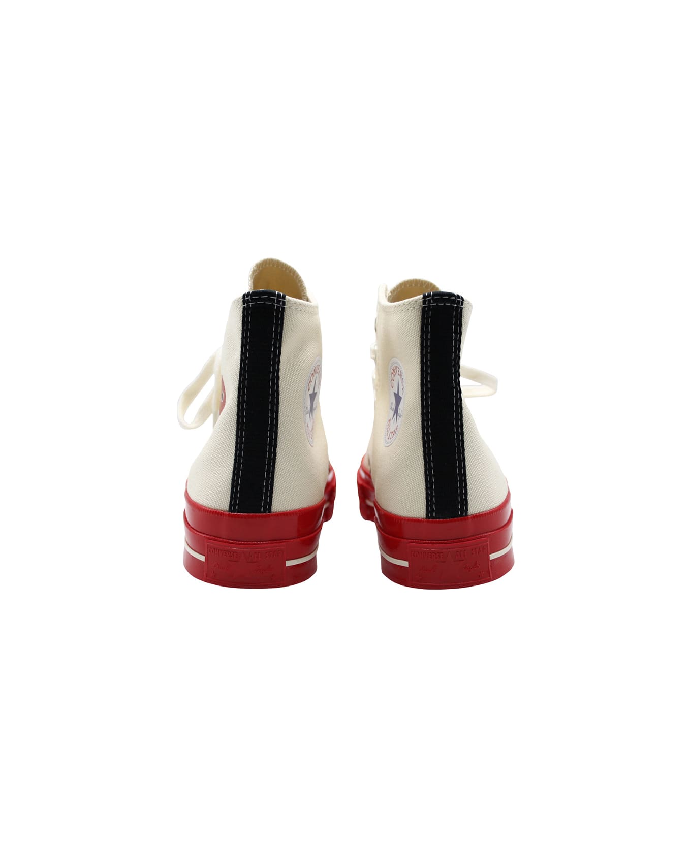 Comme des Garçons Play Red Sole Chuck 70 In White