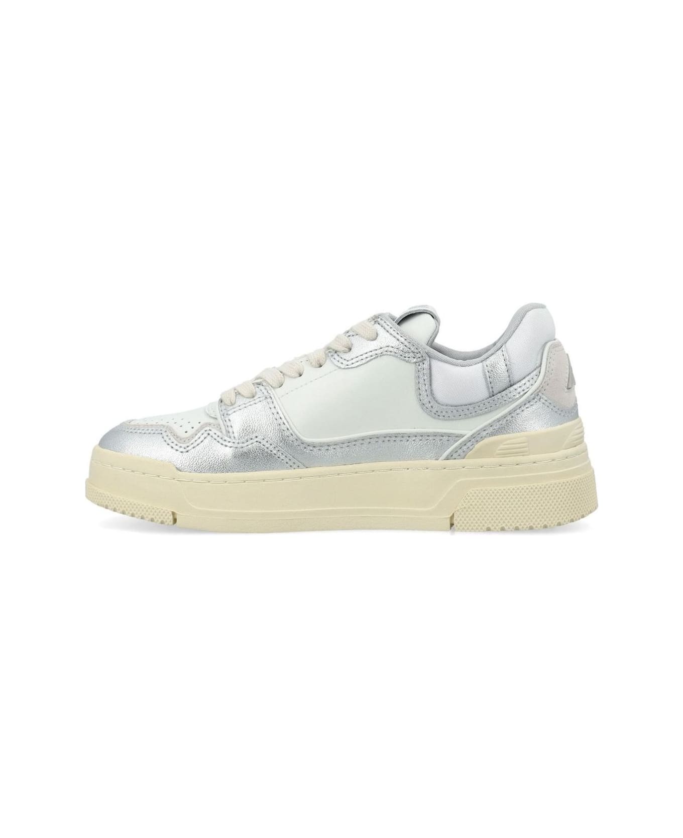 Autry Clc Low Sneakers - Wht Silver