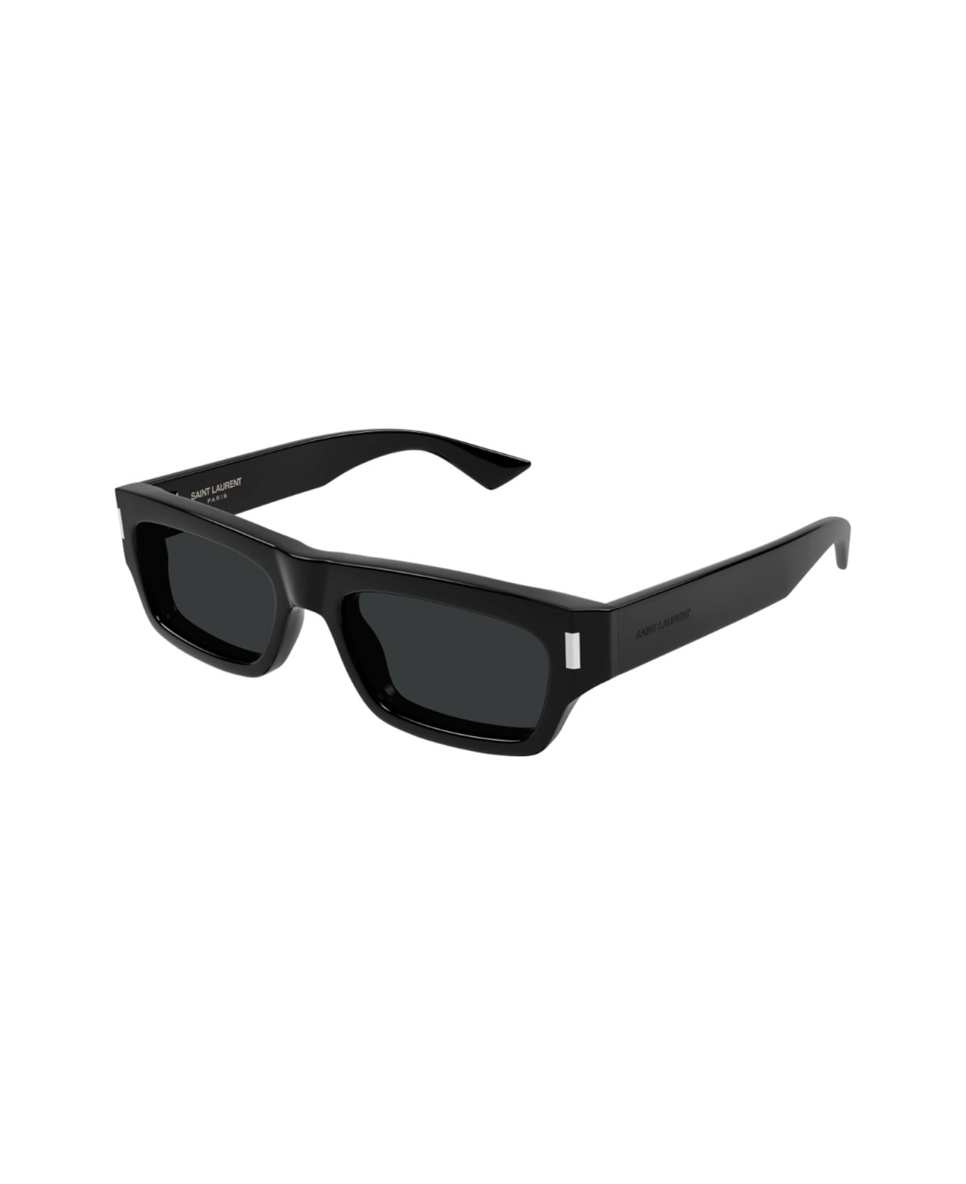 Saint Laurent Eyewear Saint Laurent Sl 837 Linea Corner Angle 001 Black Sunglasses - Nero