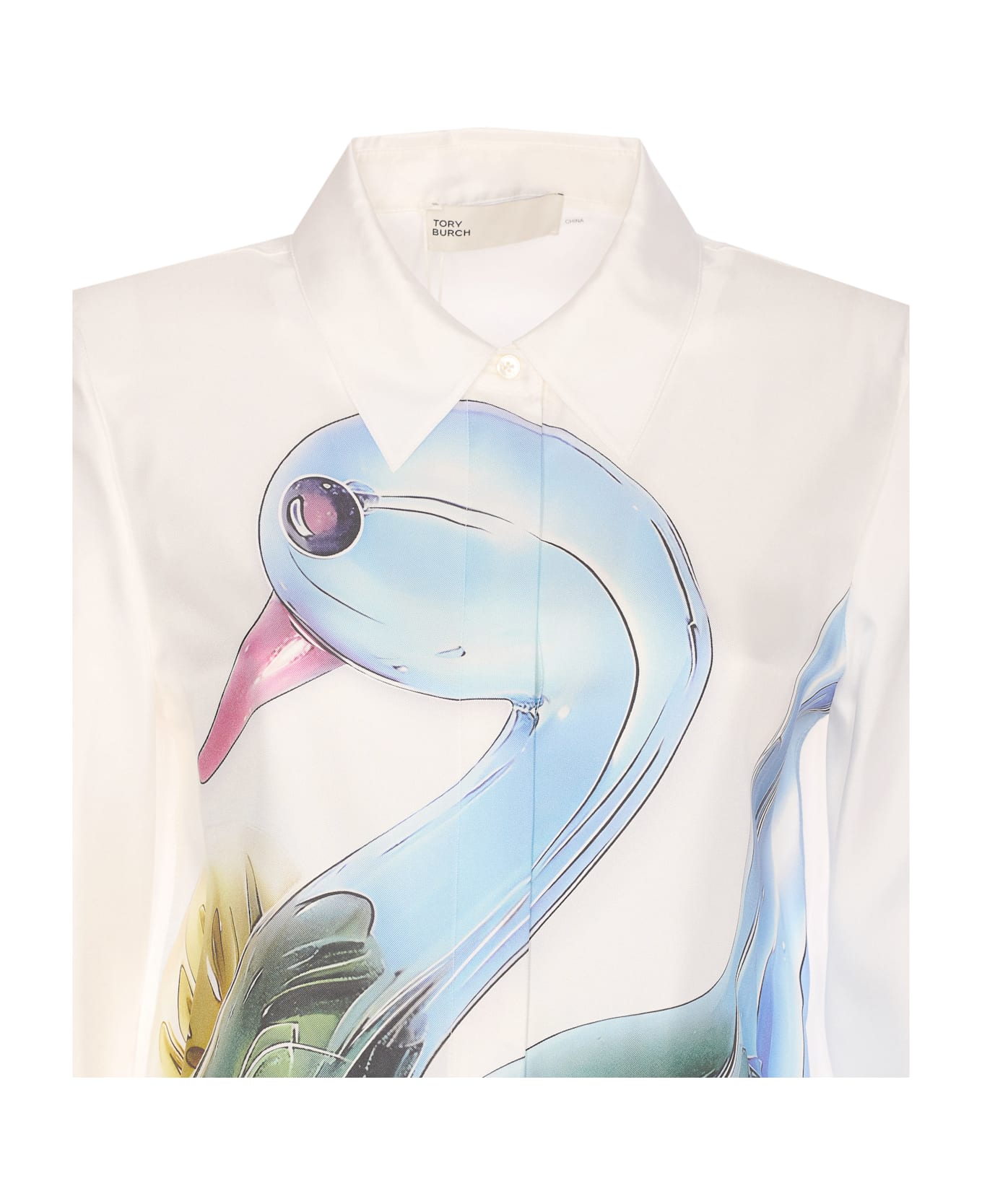 Tory Burch Silk Shirt - White