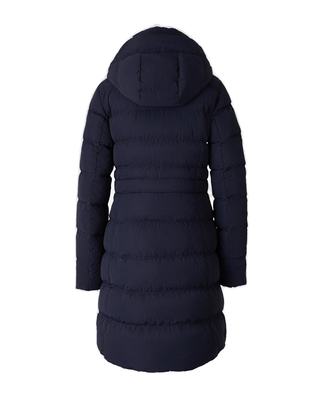 Canada Goose Zip-up Hooded Padded Parka - Blue