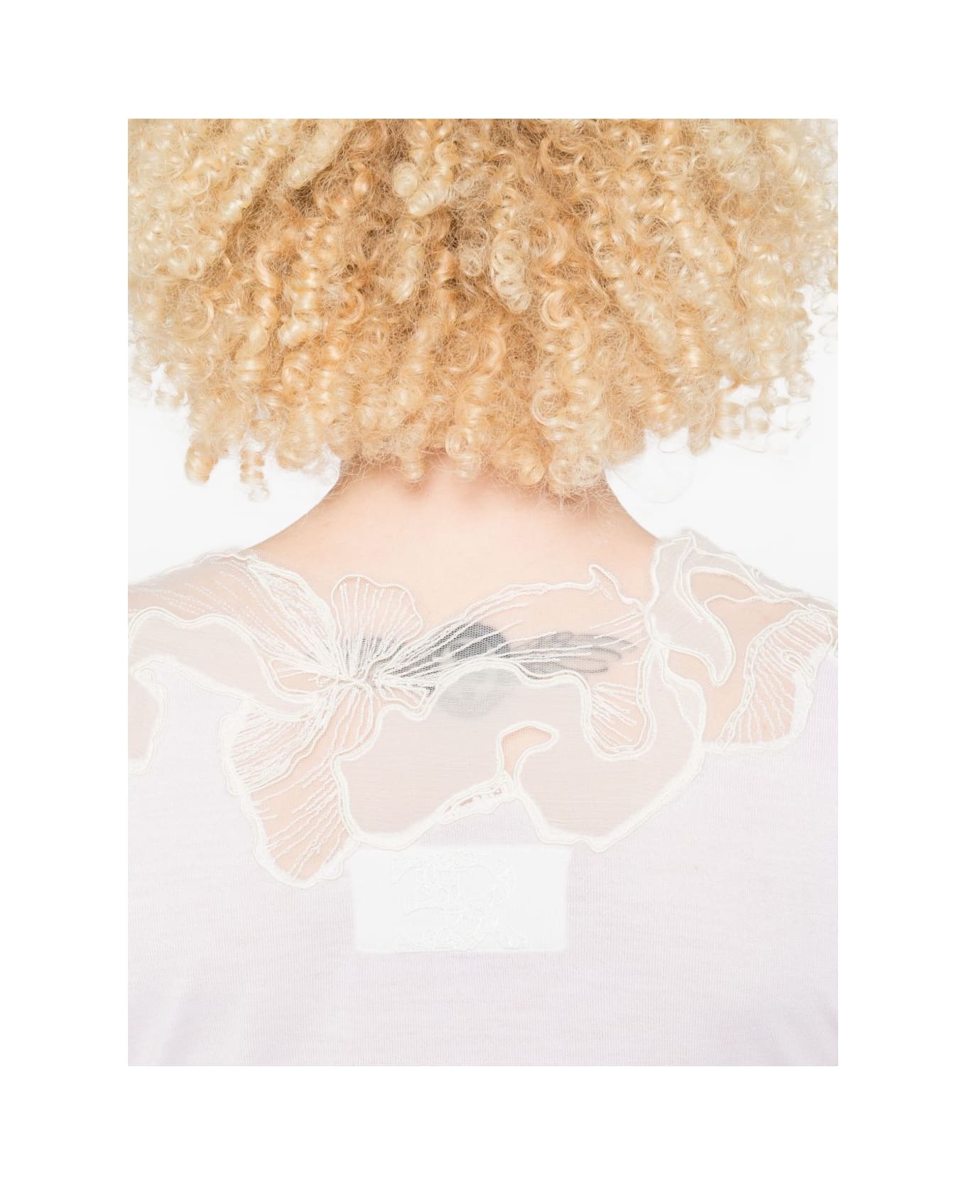 Ermanno Scervino Wool Turtle Neck Sweater - White