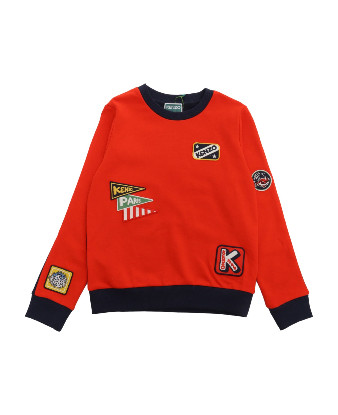 Kenzo Kids Red Sweater - RED
