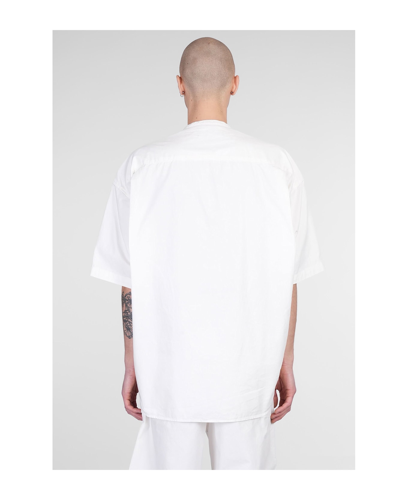 Mihara Yasuhiro Shirt In White Cotton - white