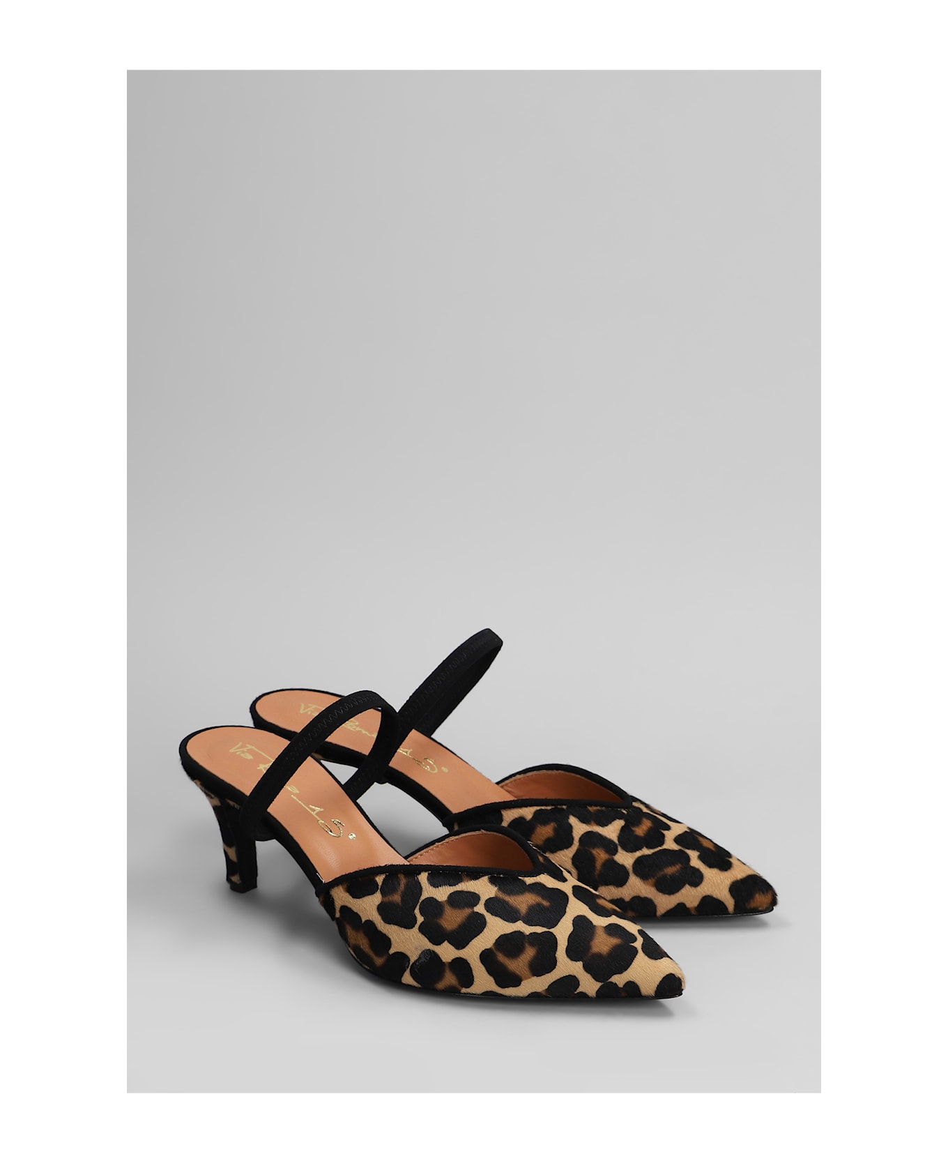 Via Roma 15 Pumps In Animalier Pony Skin - Animalier