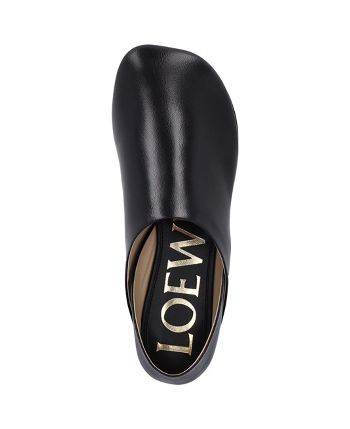 Loewe 'slipper Toy' Leather Loafers - Black