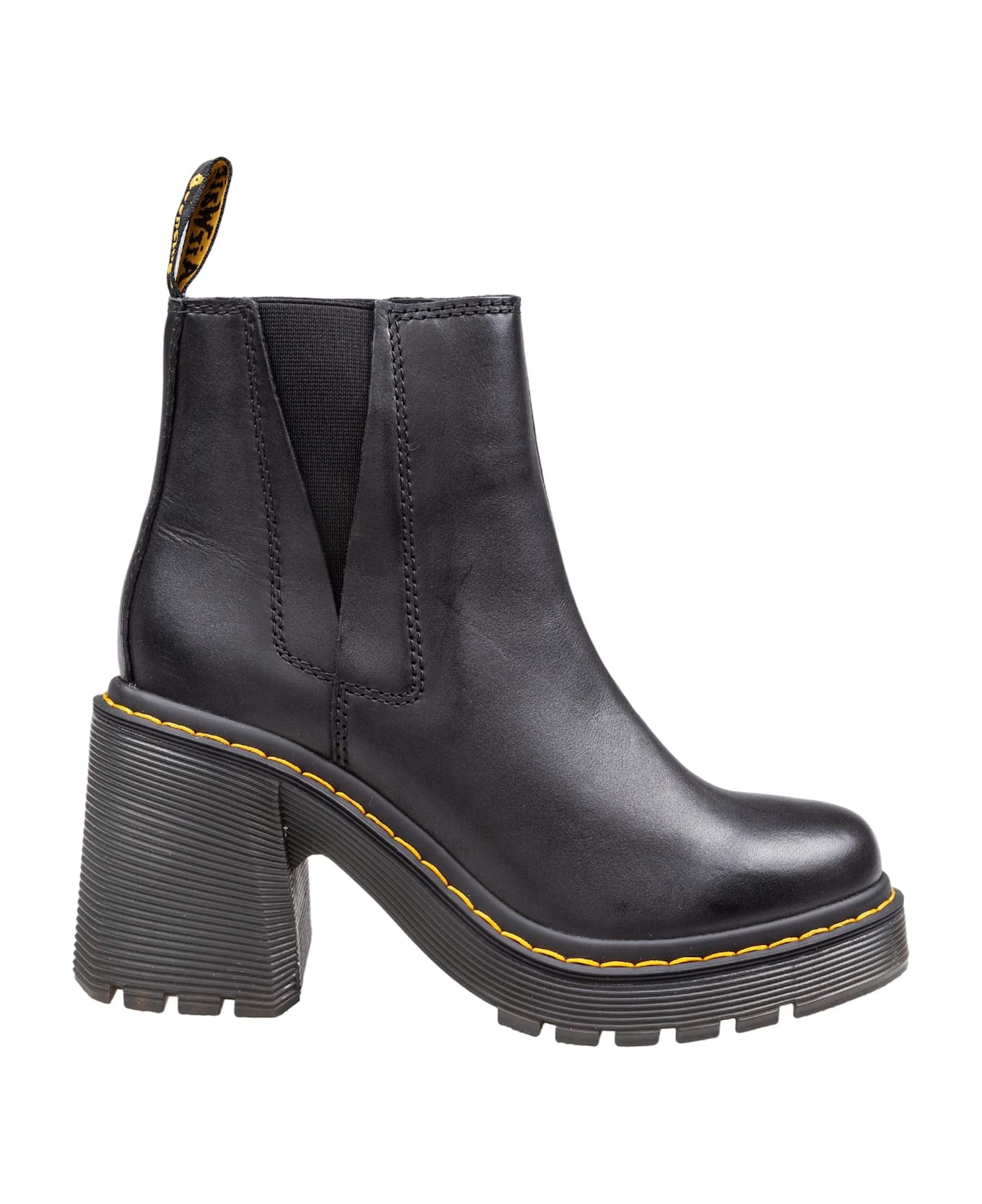 Dr. Martens Dr Martens Black Leather Chelsea Boots - Black Sendal