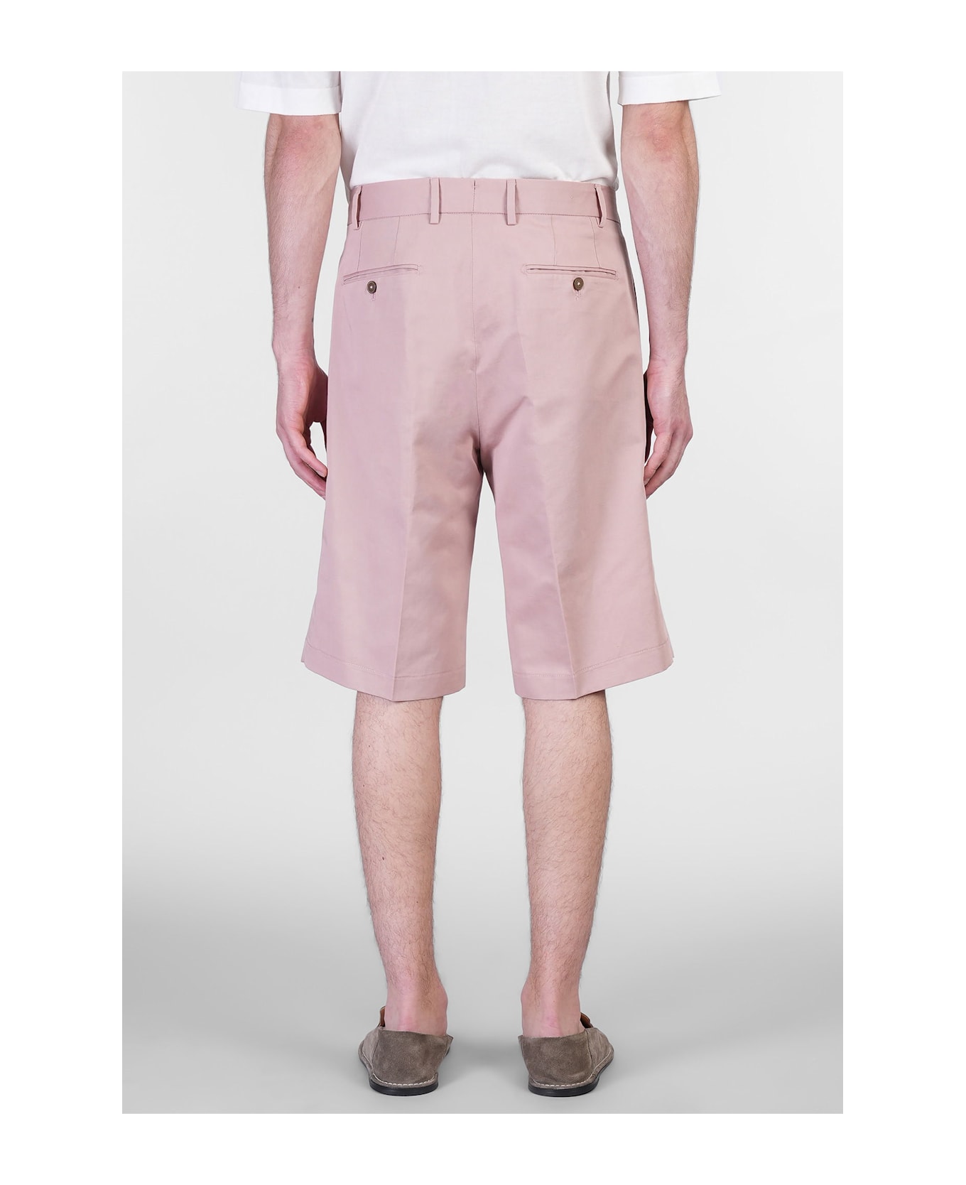 Briglia 1949 Bedfords Shorts In Rose-pink Cotton - rose-pink