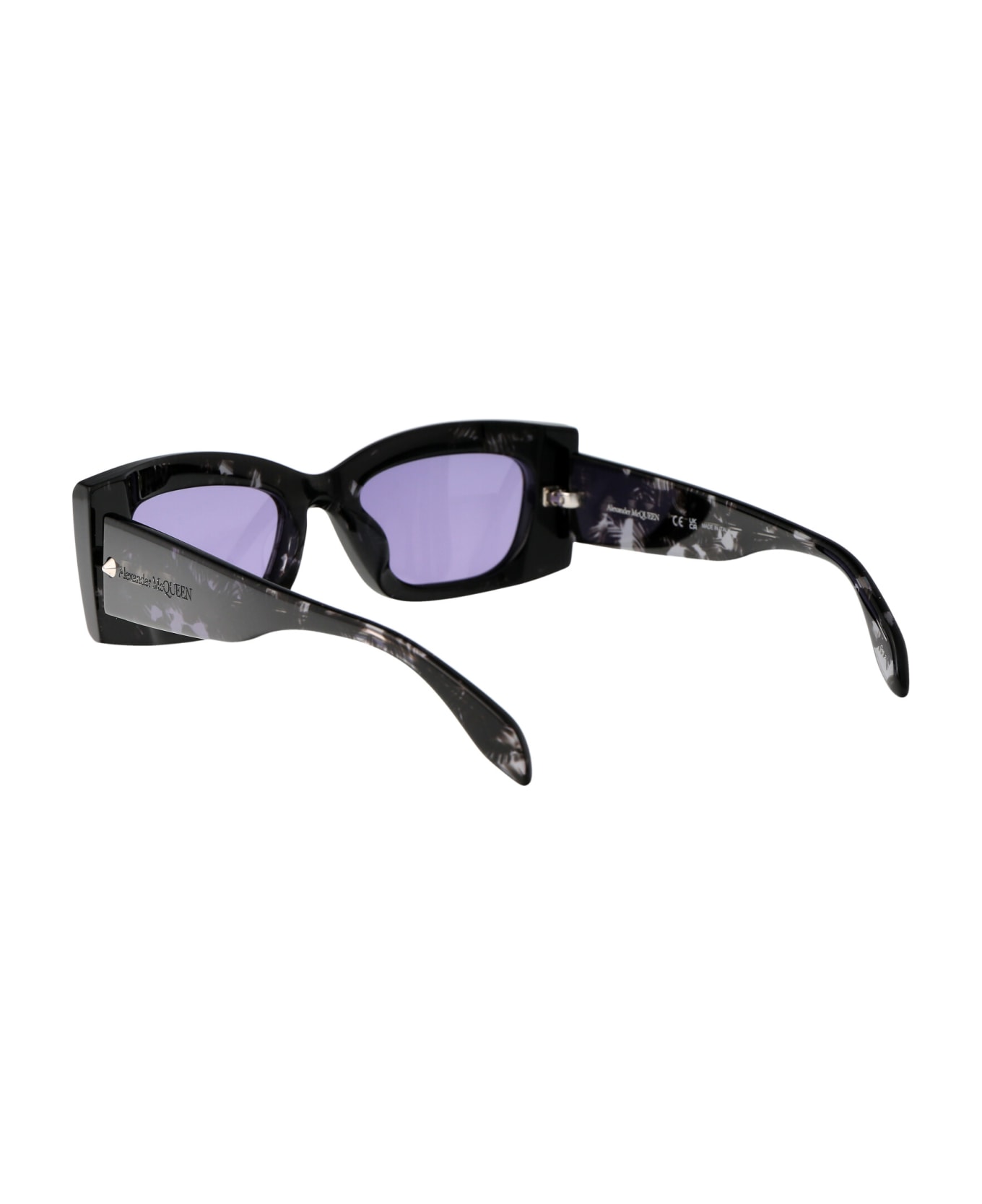 Alexander McQueen Eyewear Am0426s Sunglasses - 003 HAVANA HAVANA VIOLET