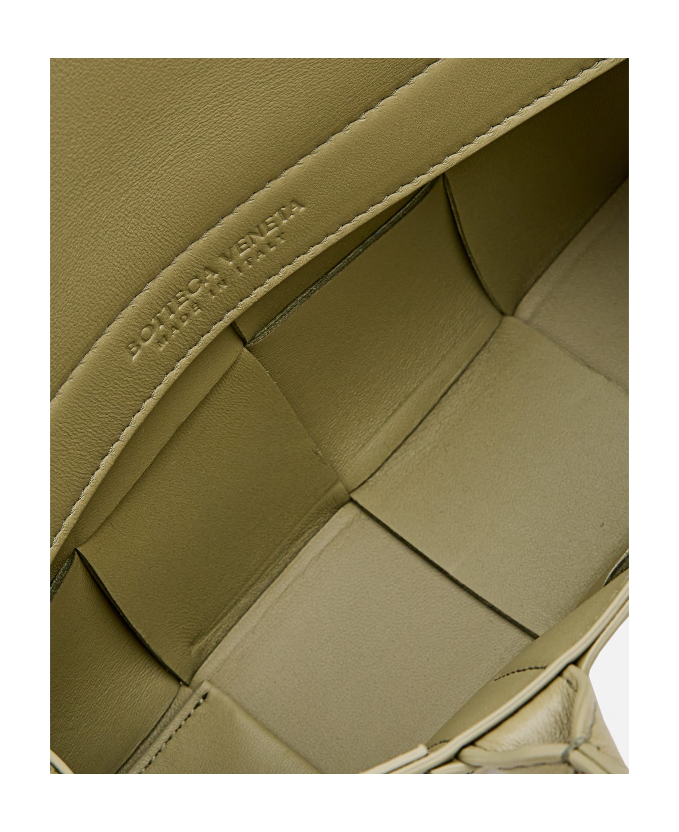 Bottega Veneta Mini East West Arco Leather Tote Bag - Beige