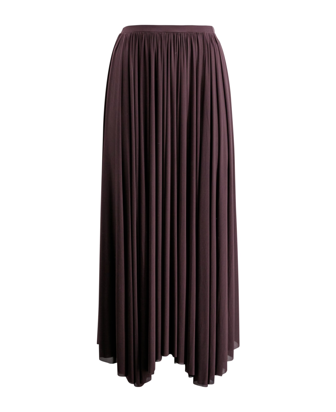 Philosophy di Lorenzo Serafini Asymmetric Flared Maxi Skirt Skirt - CIOCCOLATO スカート