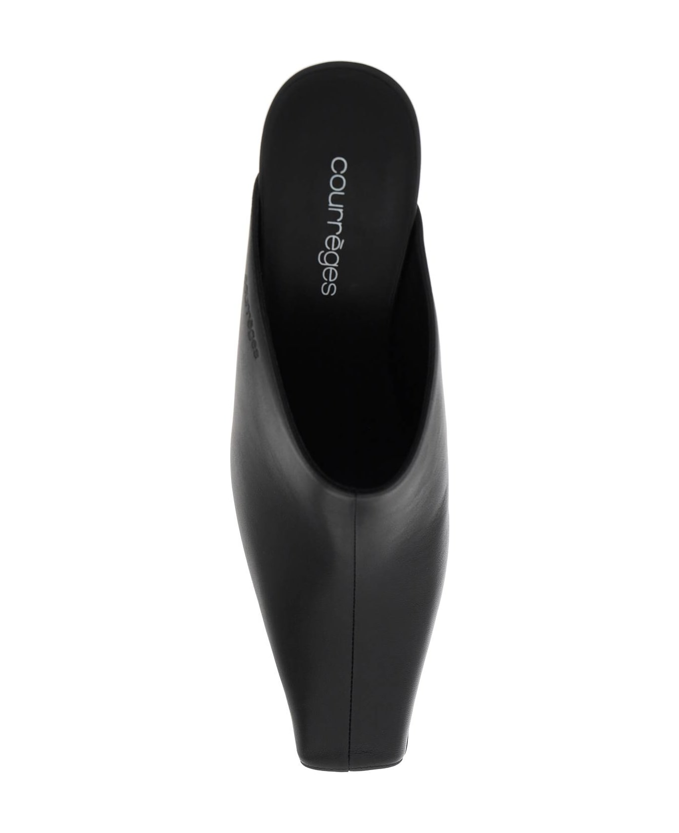 Courrèges Mule Sleek - BLACK (Black)