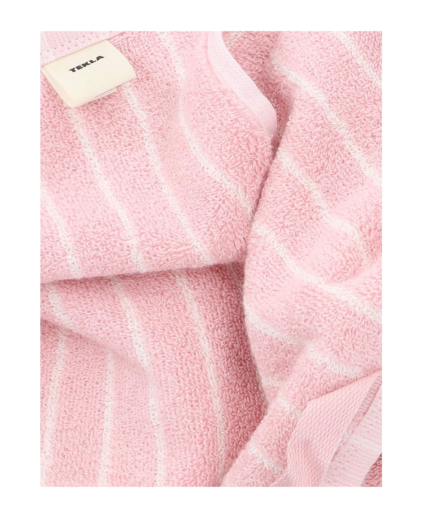 Tekla Guest Towel - Shaded Pink Stripes