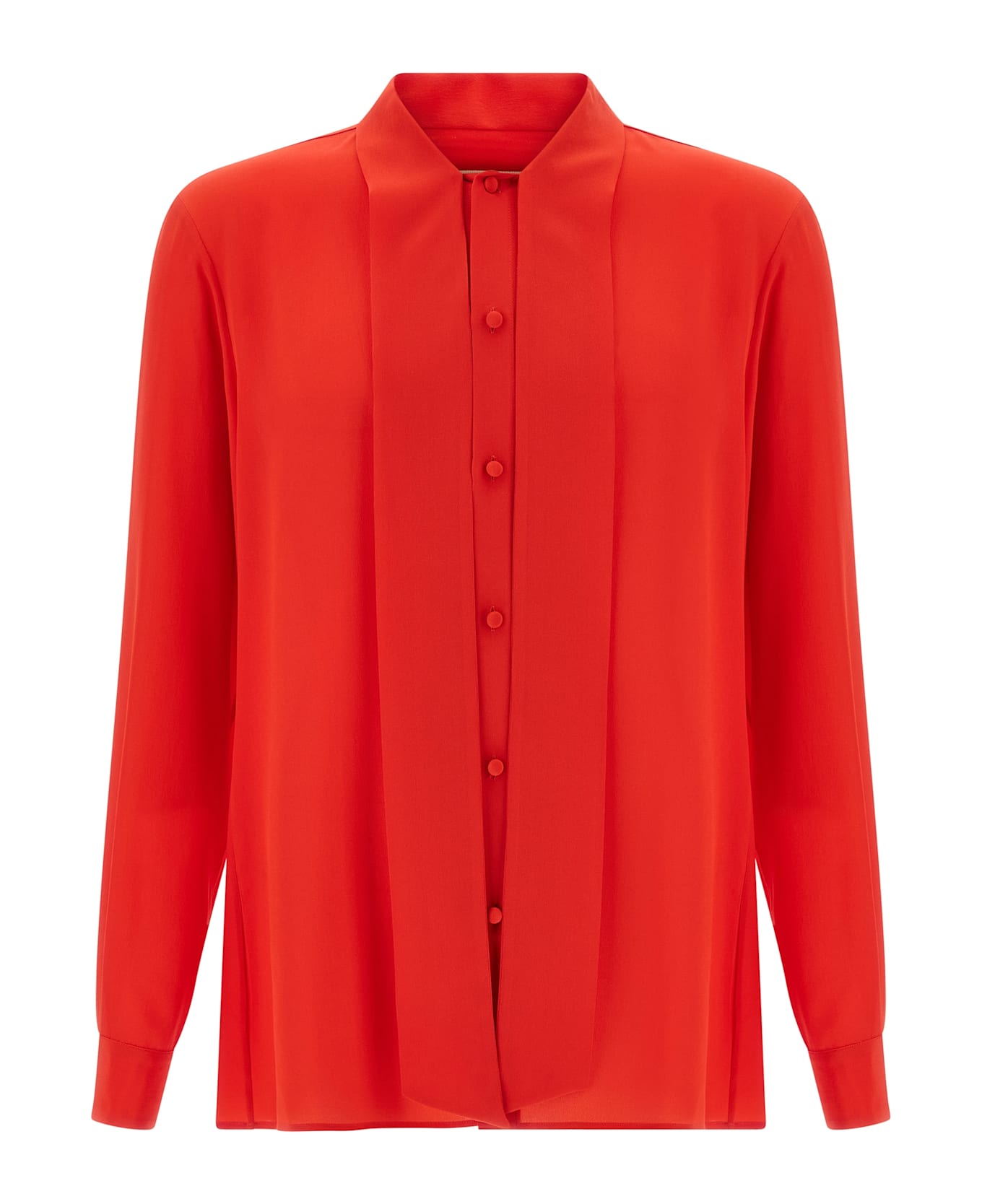 Valentino Garavani Silk Shirt - Red