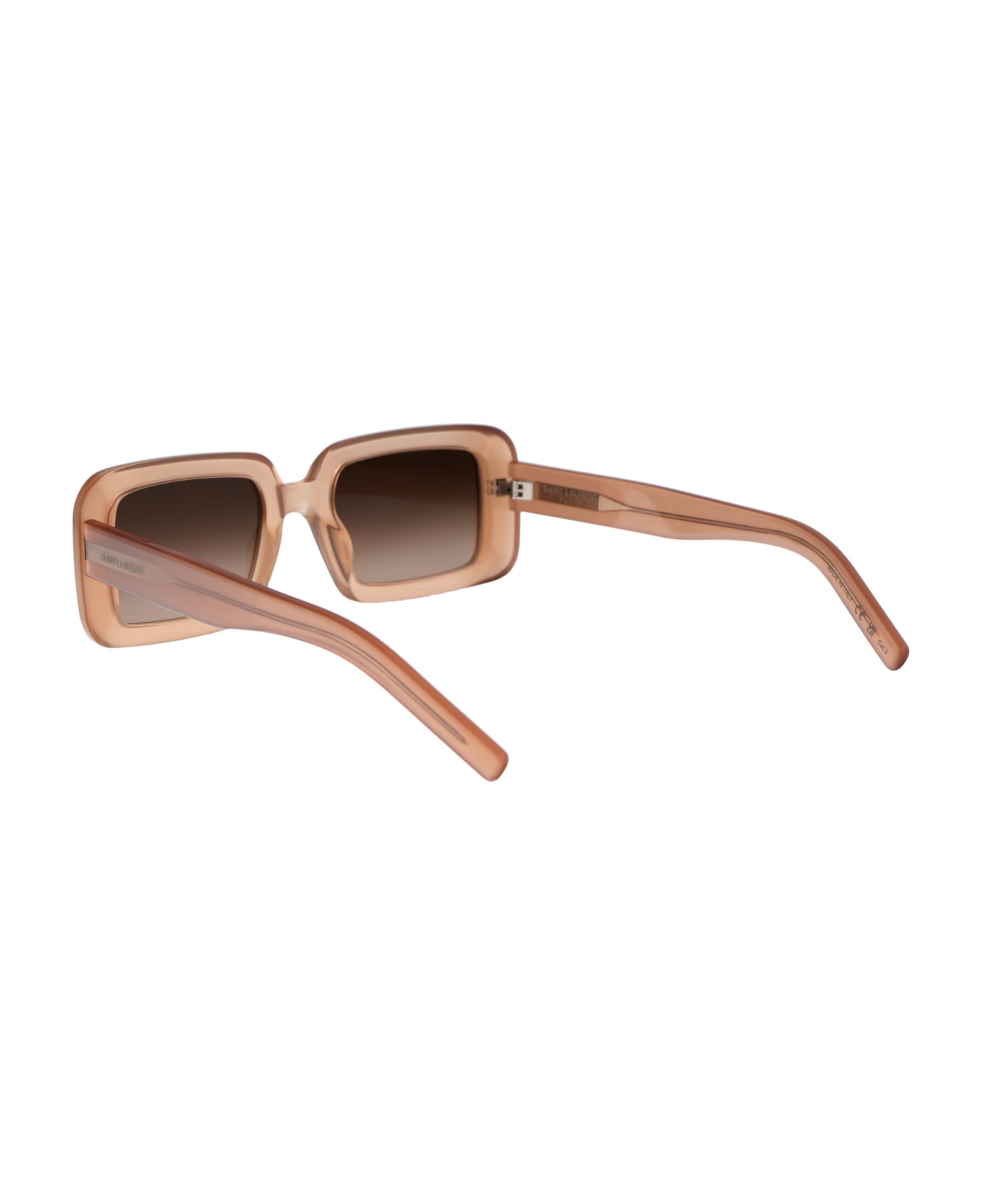Saint Laurent Eyewear Sl 534 Sunrise Sunglasses - 014 ORANGE ORANGE BROWN サングラス