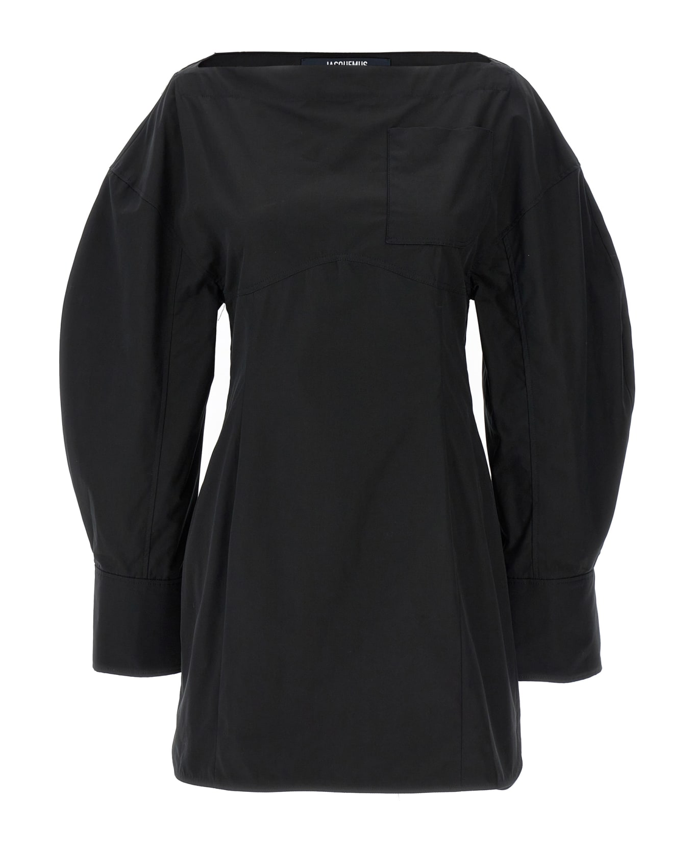 Jacquemus 'la Robe Chemise Casaco' Dress - Black  