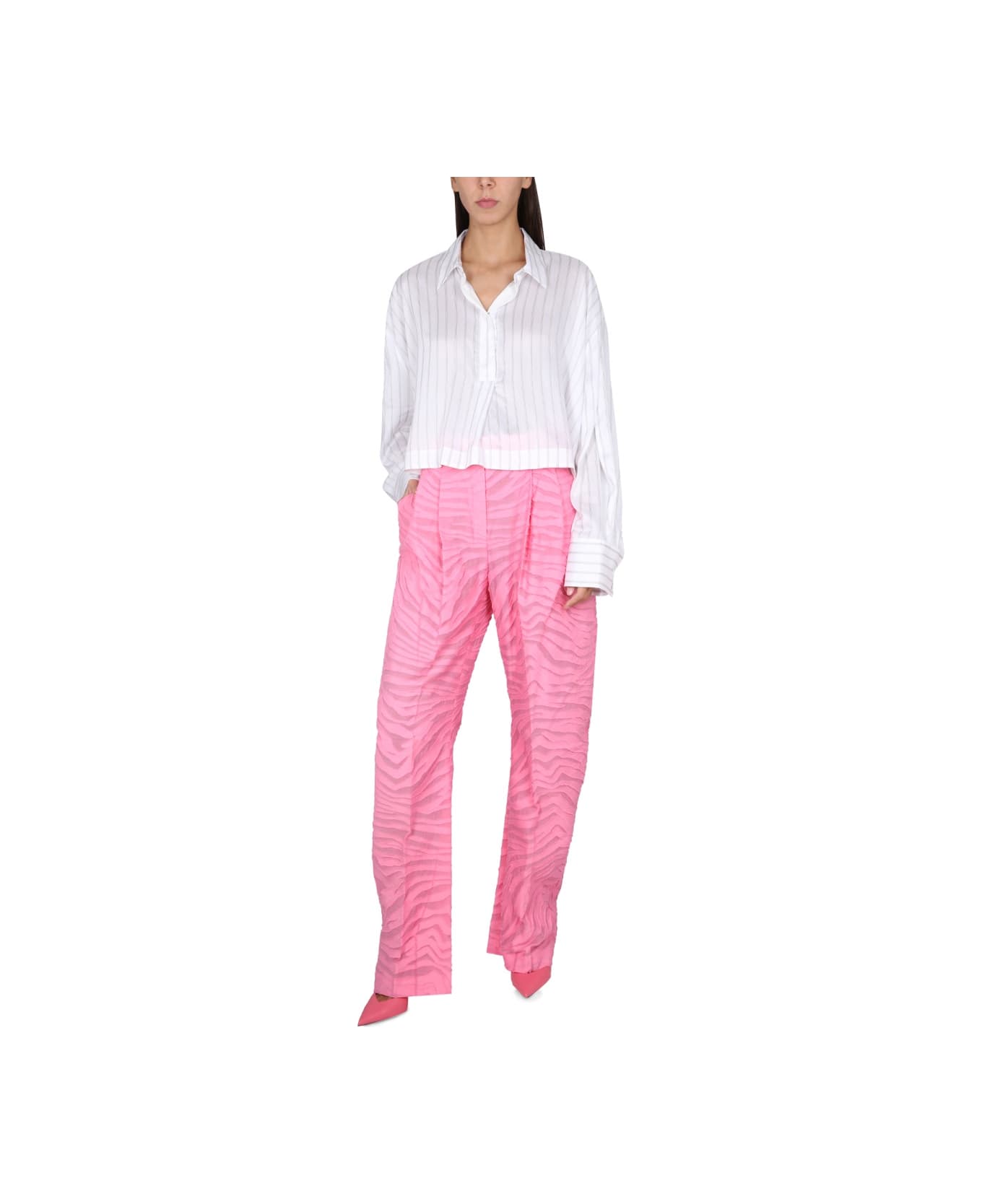 The Attico Jill Shirt - WHITE