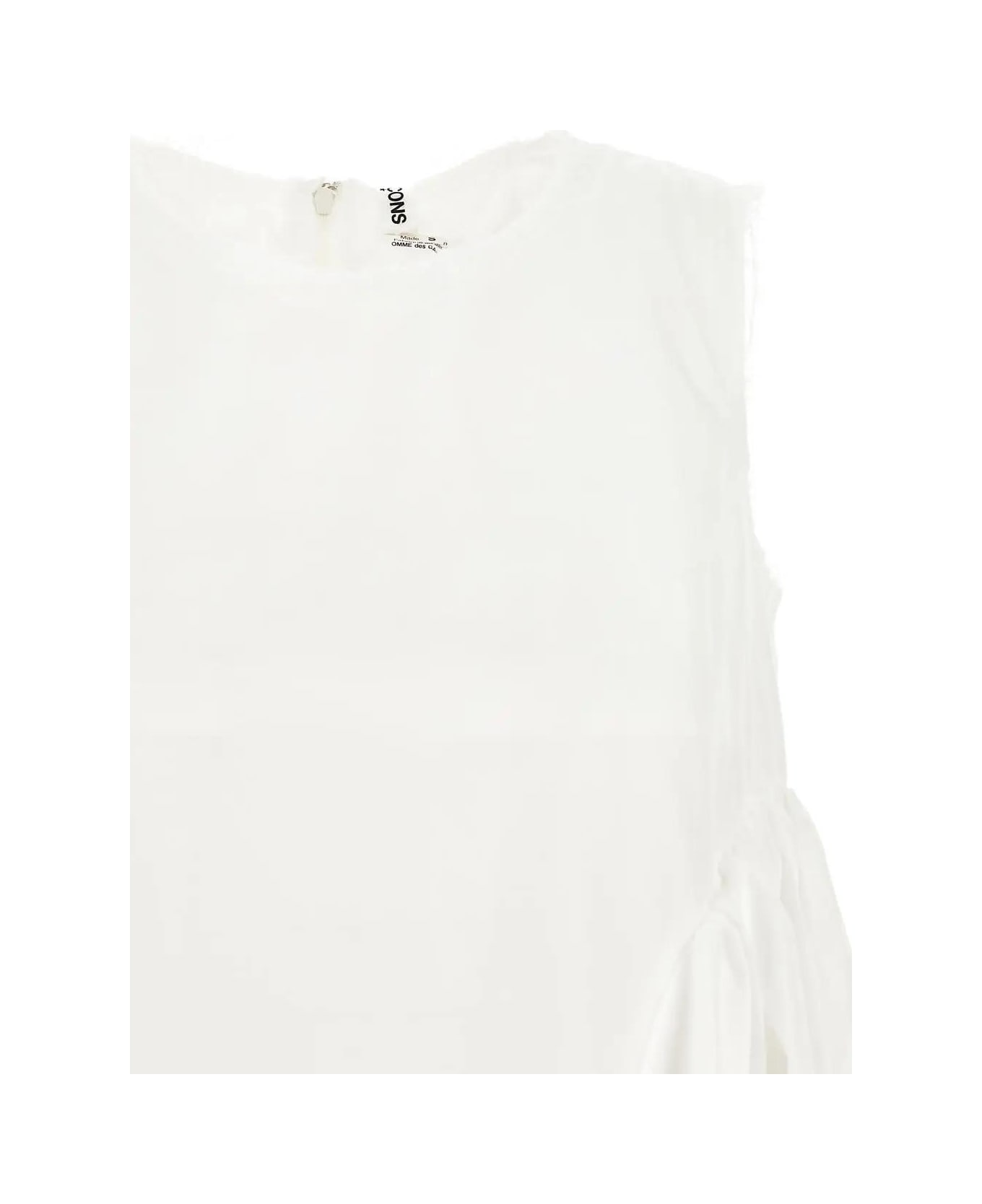Comme des Garçons Sleeveless Top - White