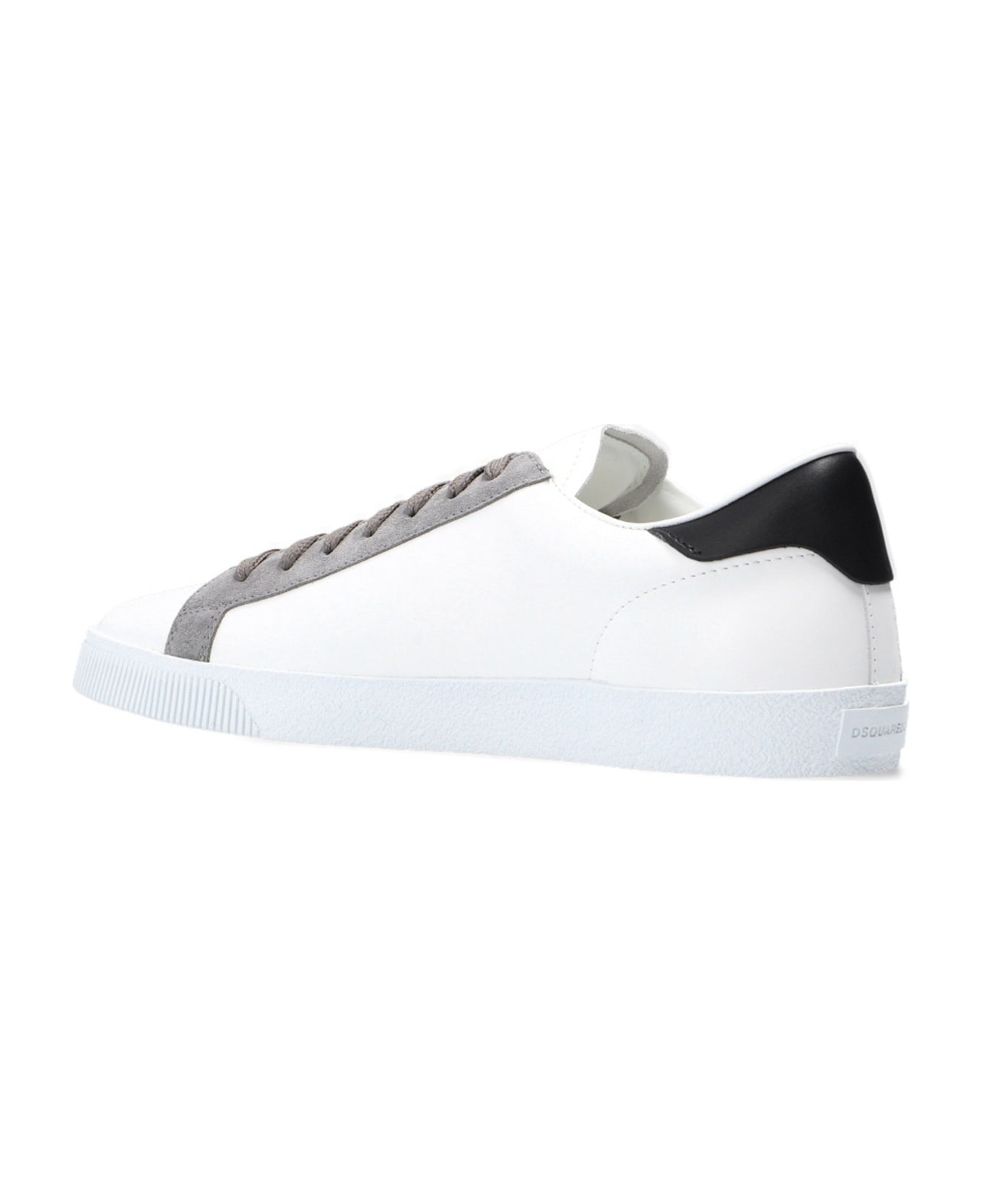 Dsquared2 Icon Cassetta Leather Sneakers - White