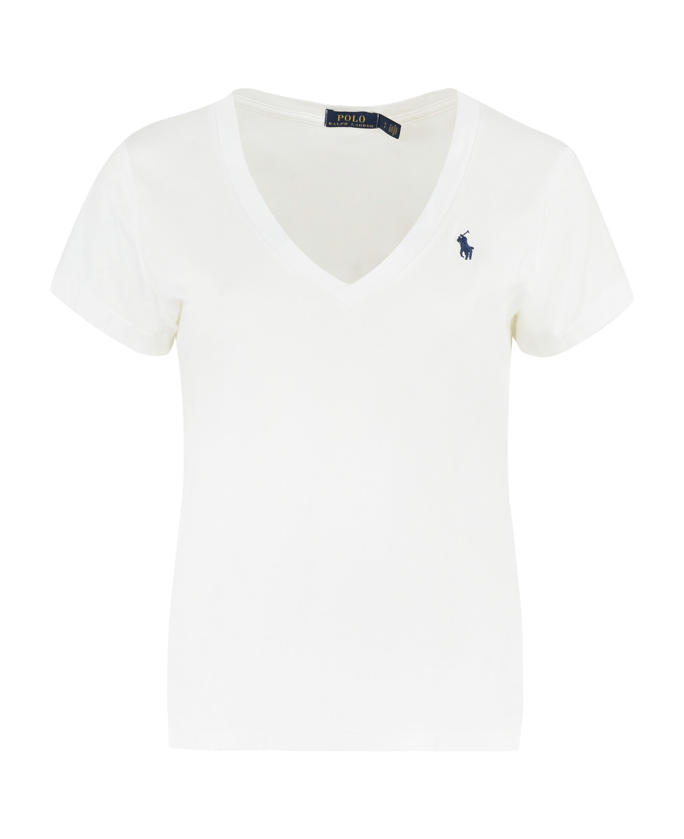 Ralph Lauren Logo Cotton T-shirt - White