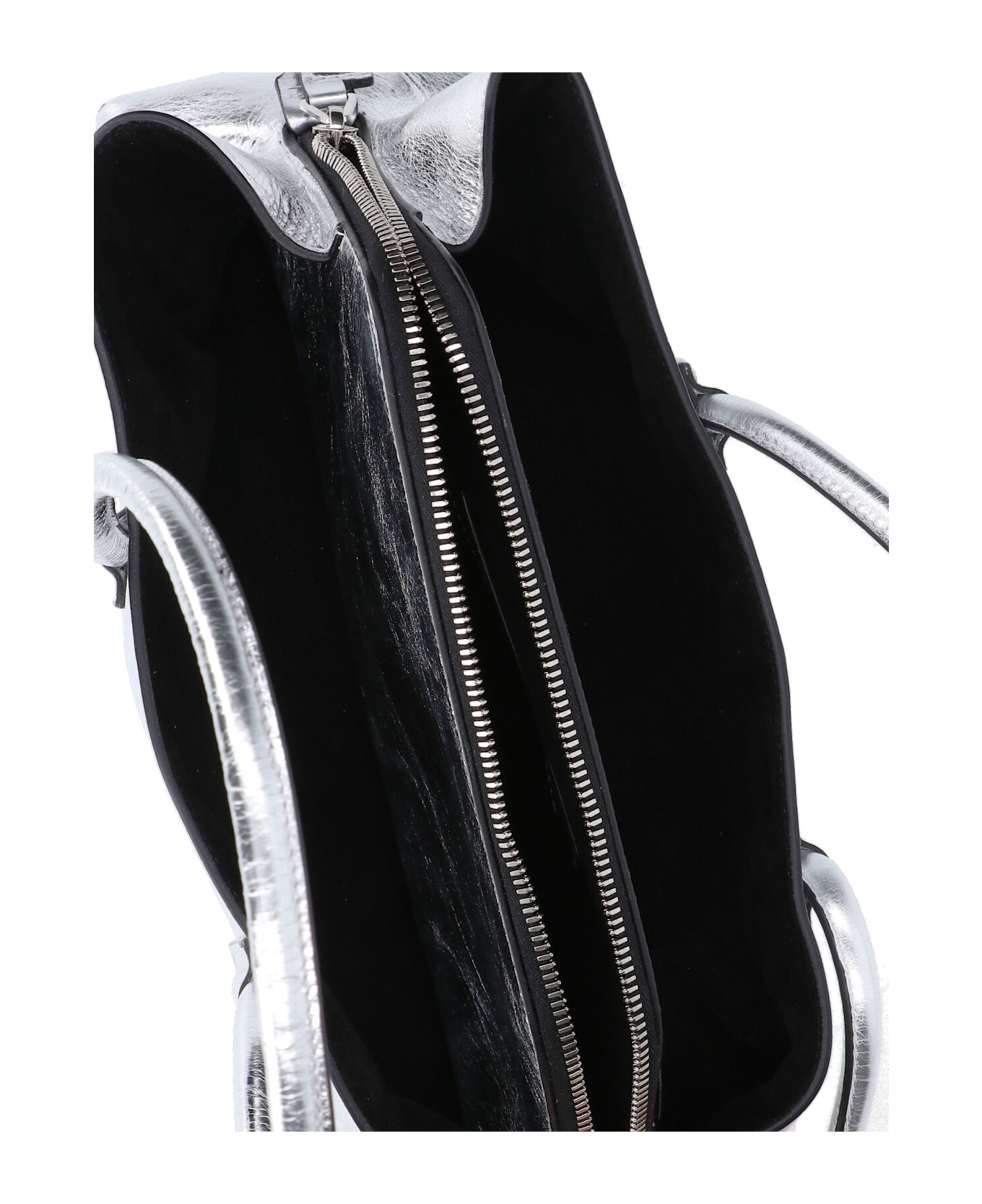 The Attico 
la Passeggiata
 Small Handbag - Silver