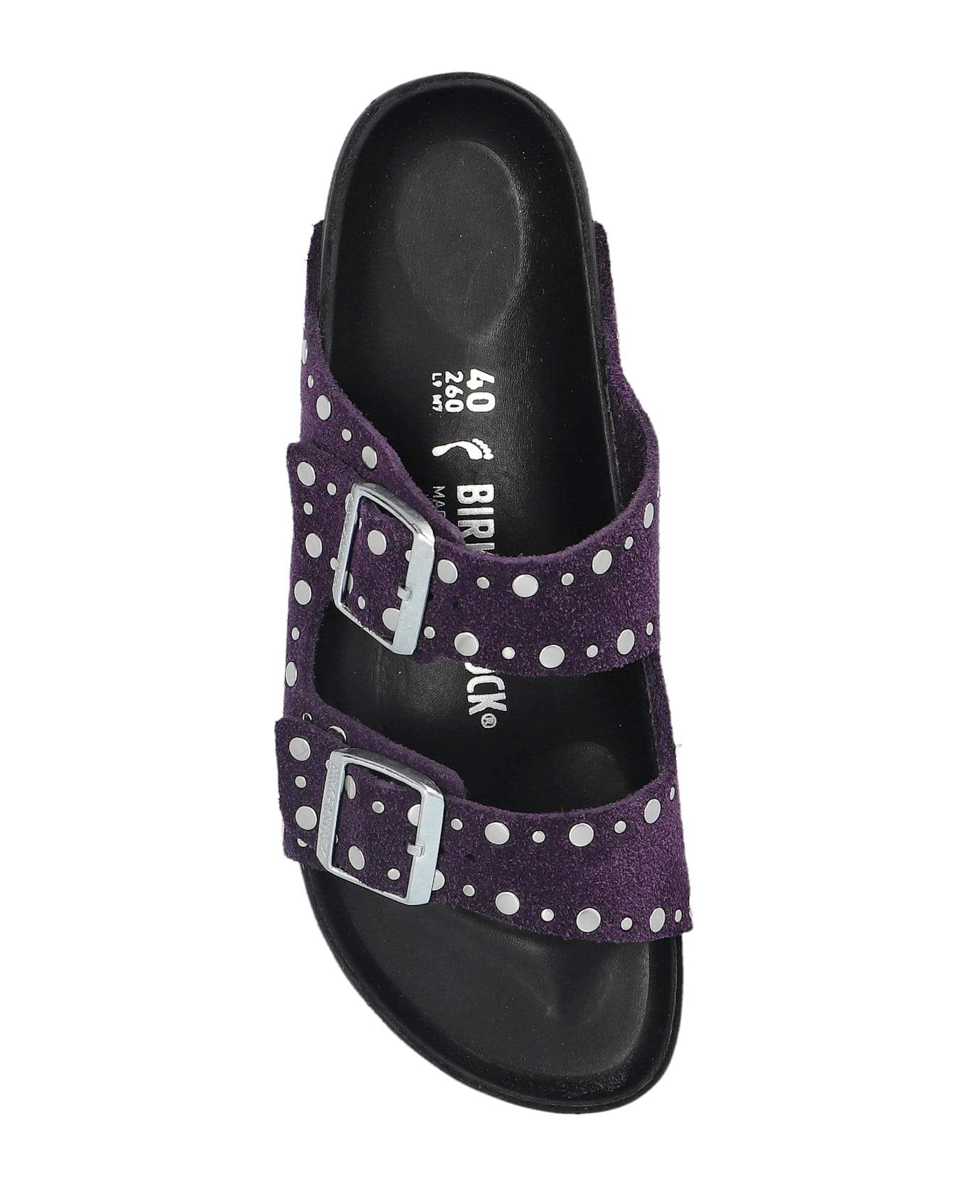 Birkenstock Sandals Arizona Rivet Border - PURPLE