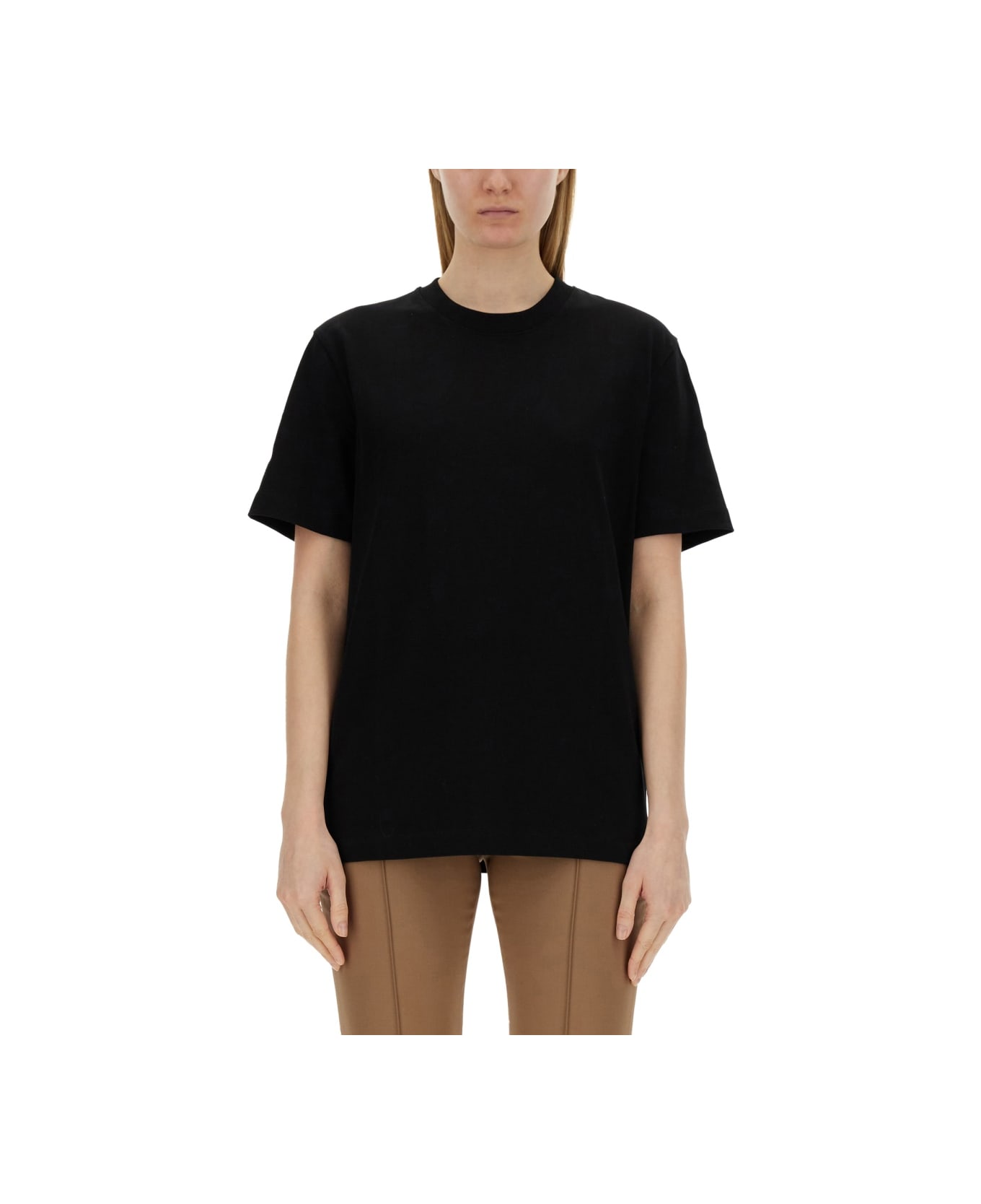 Helmut Lang T-shirt With Logo - BLACK