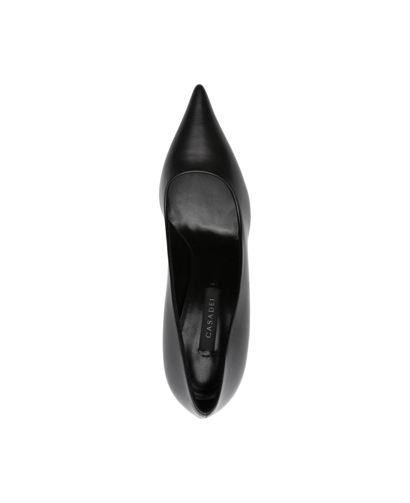 Casadei Superblade Leather Pumps - Black