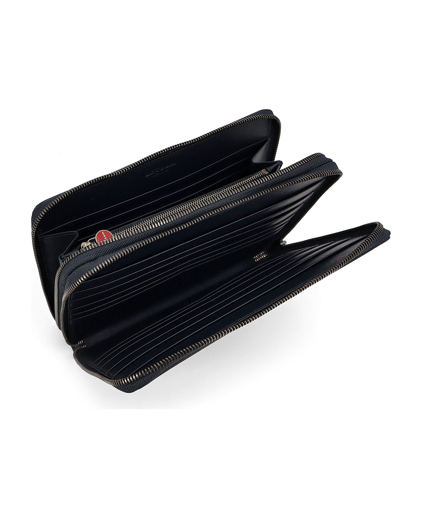 Kiton Leather Briefcase - Blue