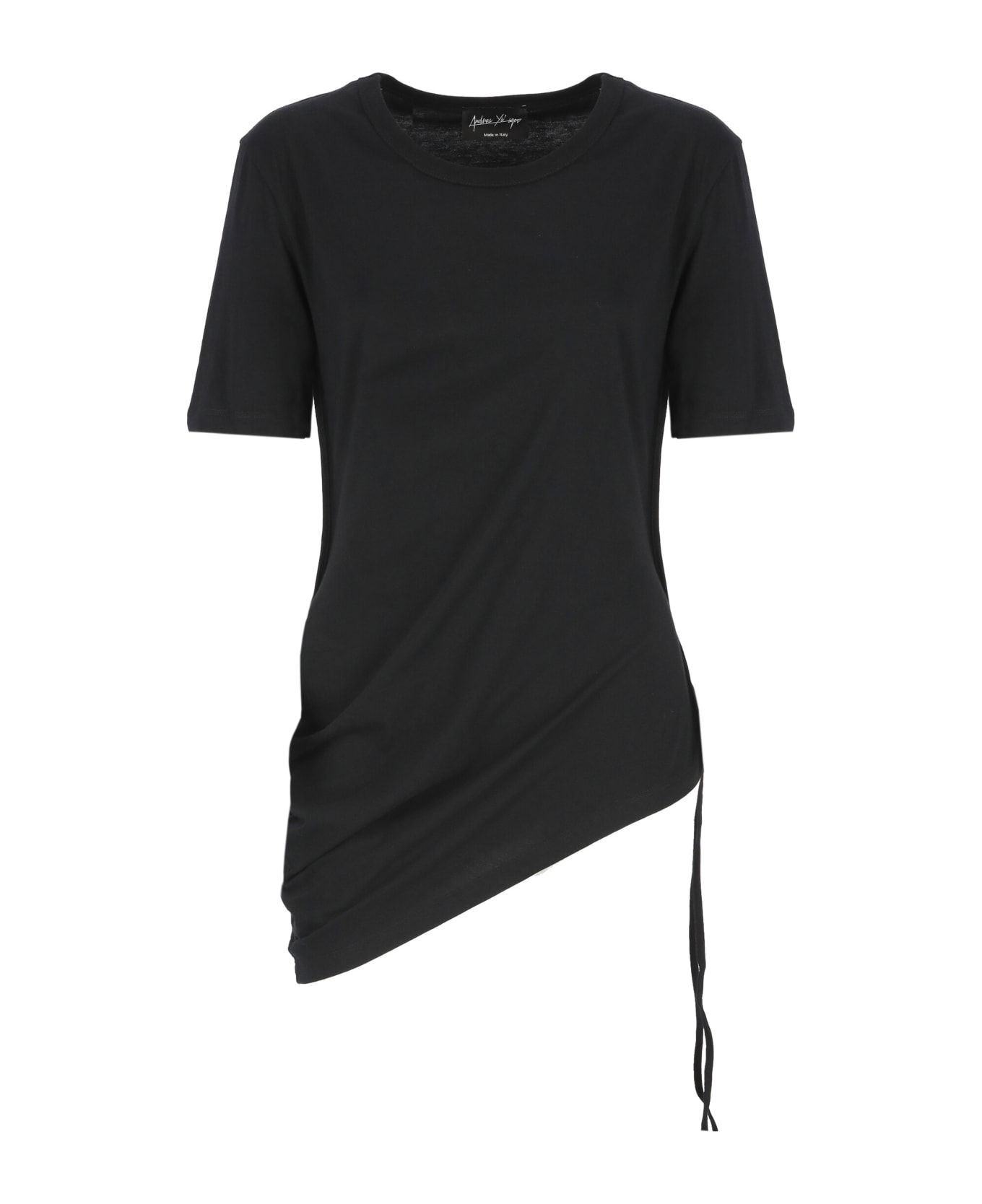 Andrea Ya'aqov Cotton T-shirt - Black