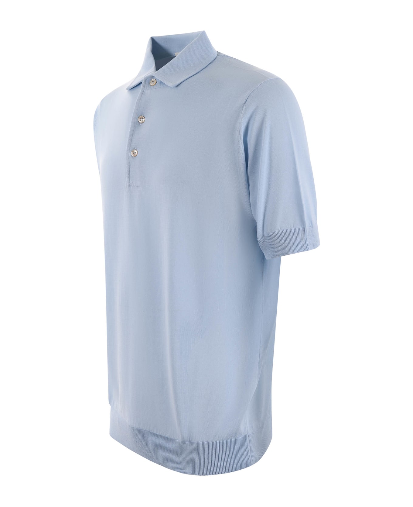 Filippo De Laurentiis Polo Shirt - Celeste ポロシャツ