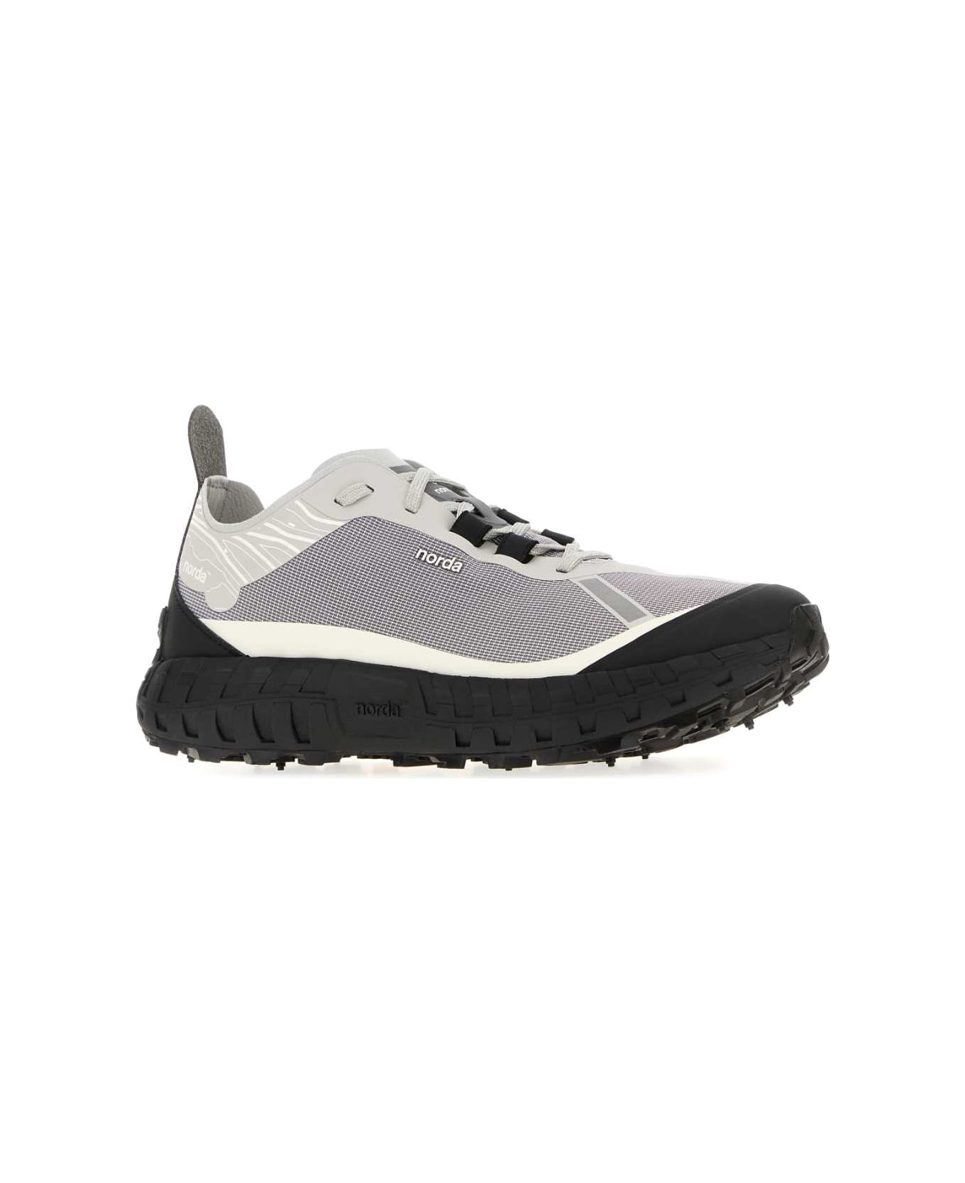 Norda Multicolor Canvas 001a Sneakers - PEWTER