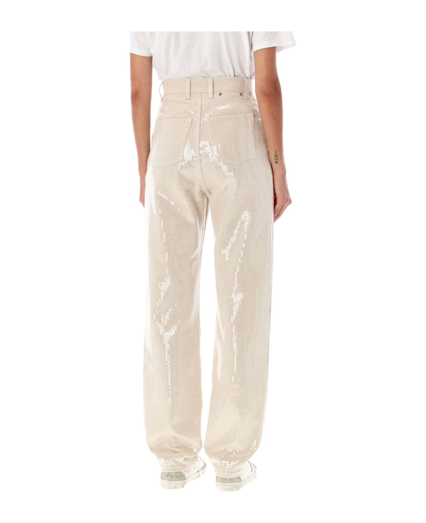 Golden Goose Denim Pants - Ecru