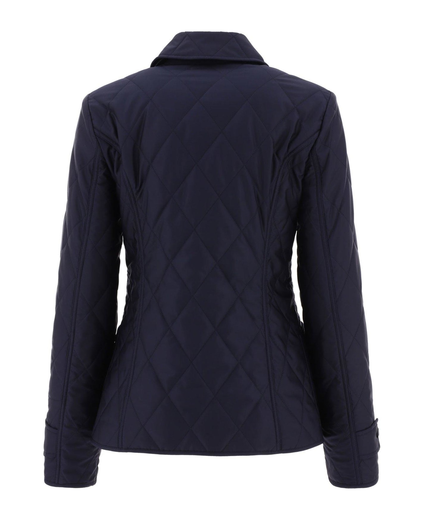 Burberry Diamond-quilted Buttoned Jacket