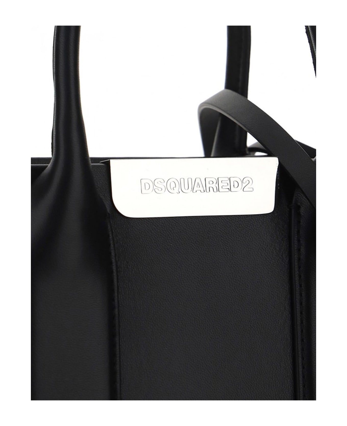 Dsquared2 Leather Handbag - Black
